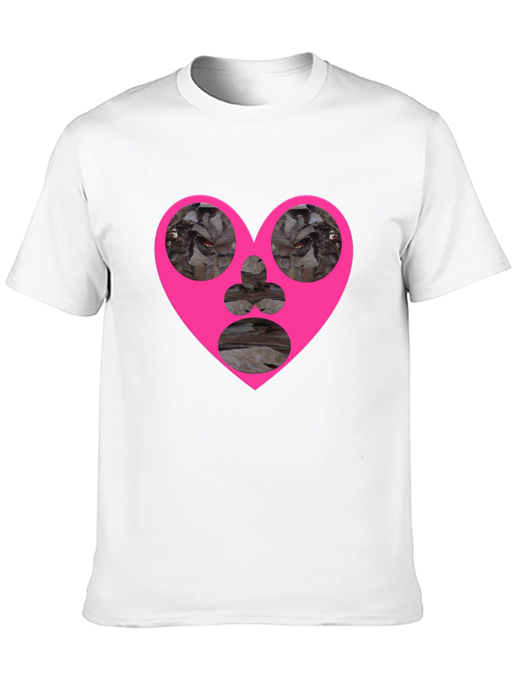 Heart Graphic Black T-Shirt