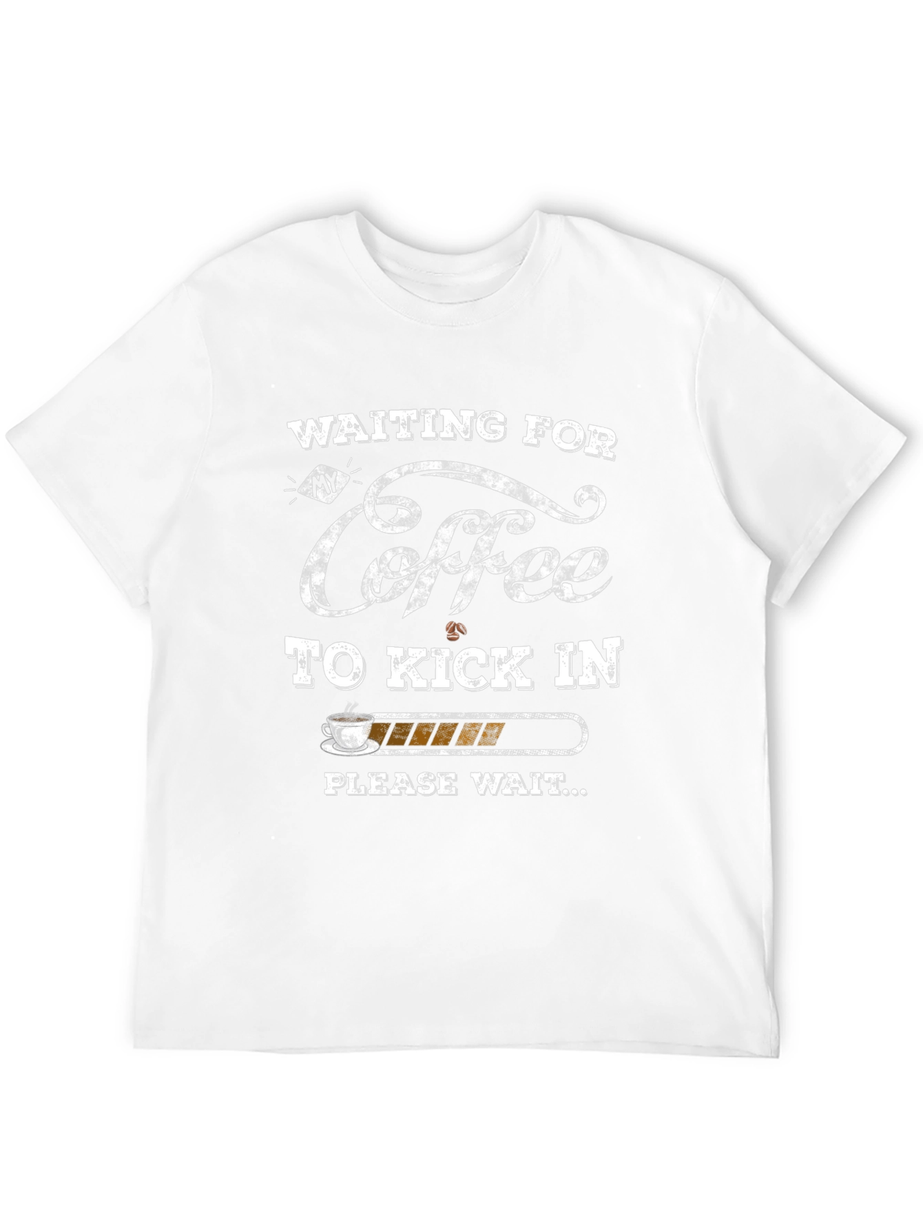 Waiting for Coffee T-Shirt - Funny Caffeine Tee