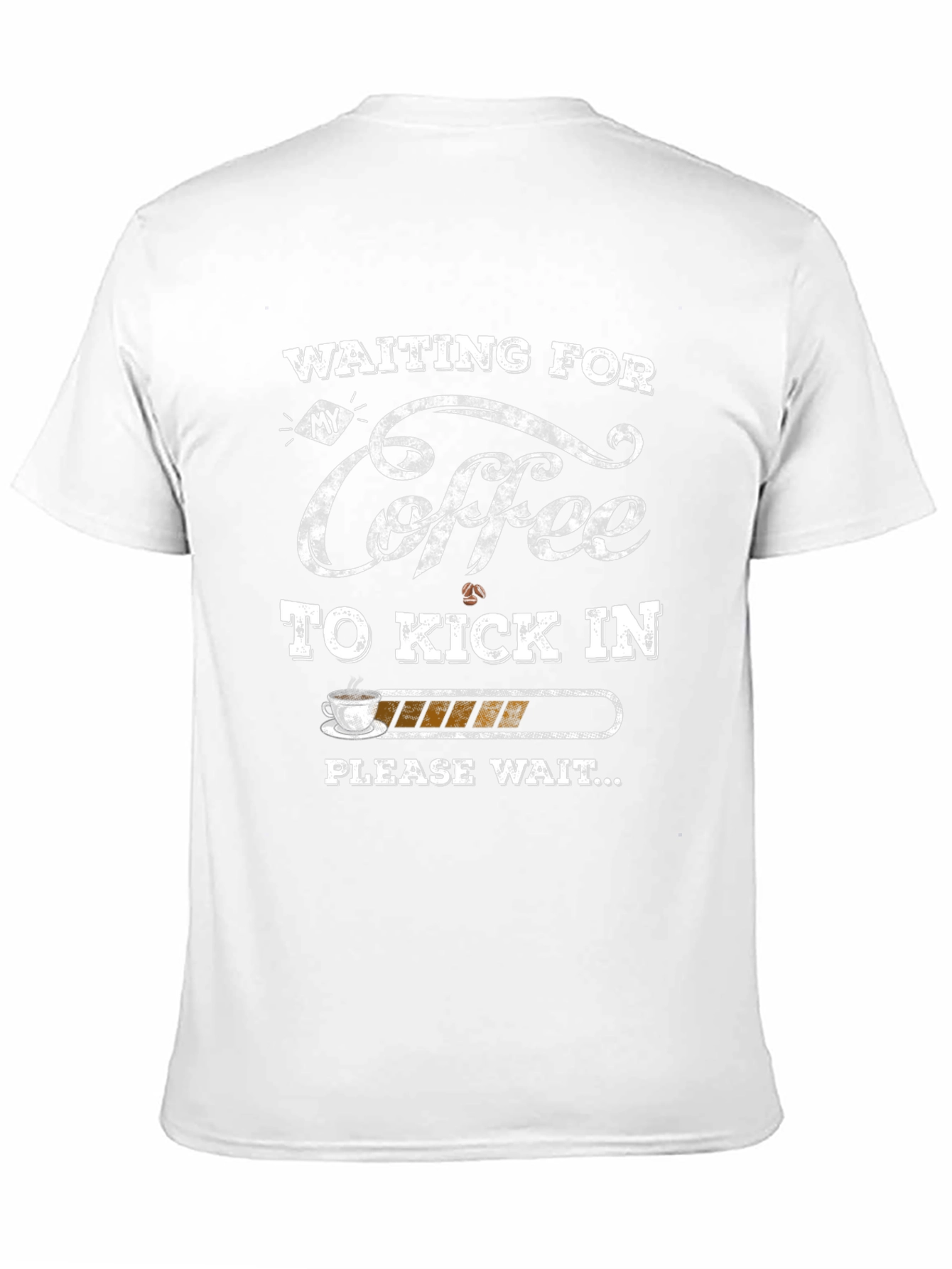 Waiting for Coffee T-Shirt - Funny Caffeine Tee