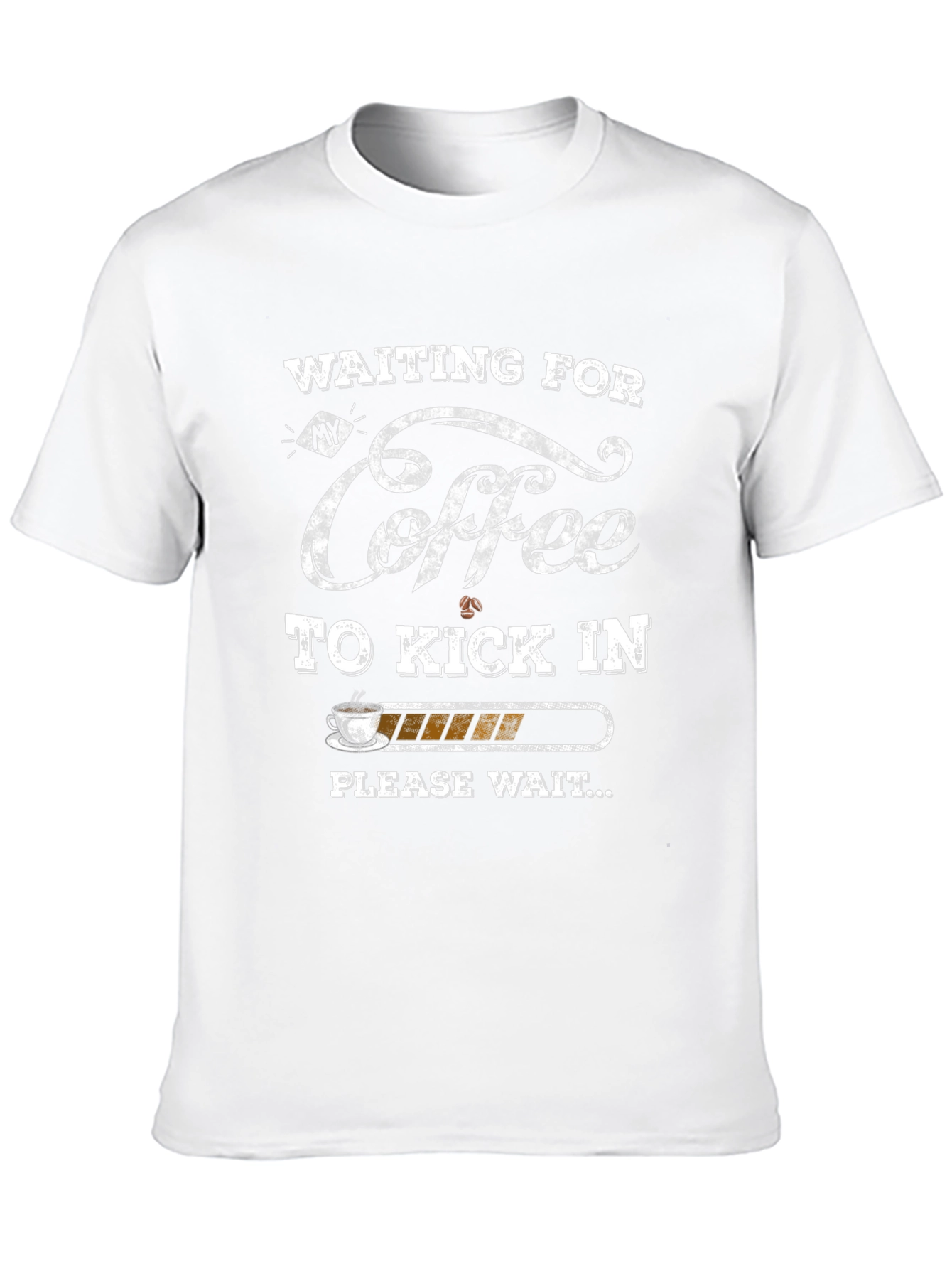 Waiting for Coffee T-Shirt - Funny Caffeine Tee