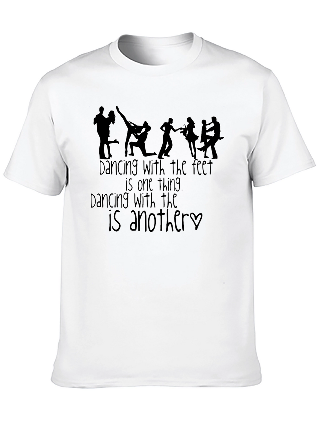 Dancing Feet Graphic Tee - Black