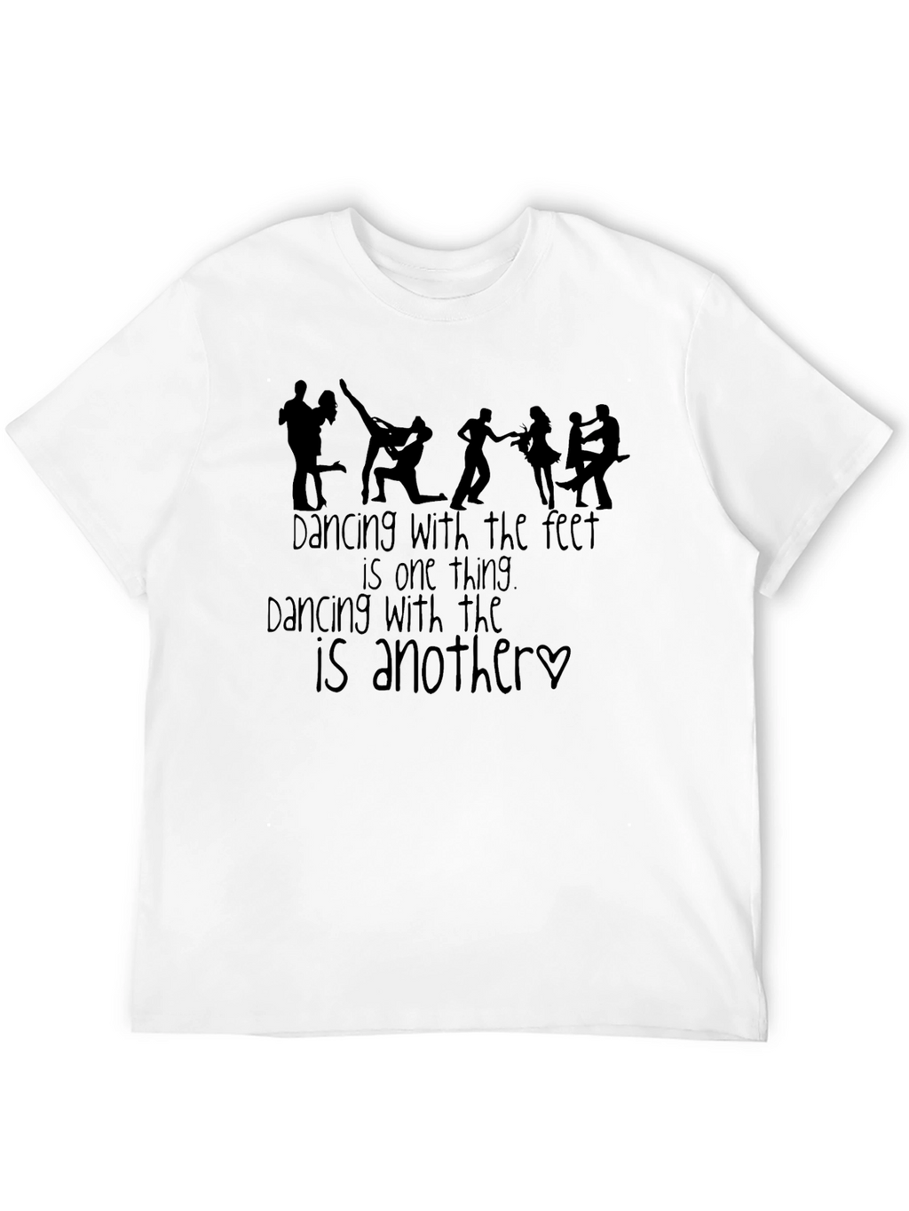 Dancing Feet Graphic Tee - Black