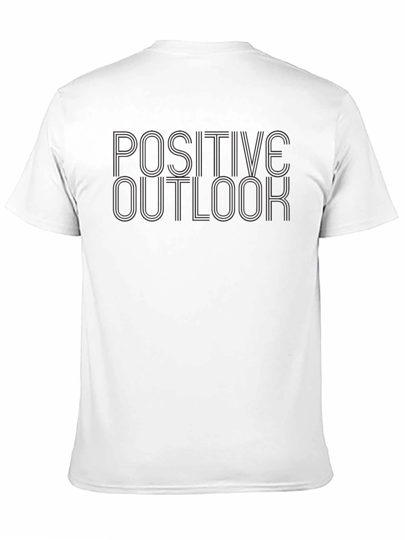 Positive Outlook Black Crew Neck T-Shirt