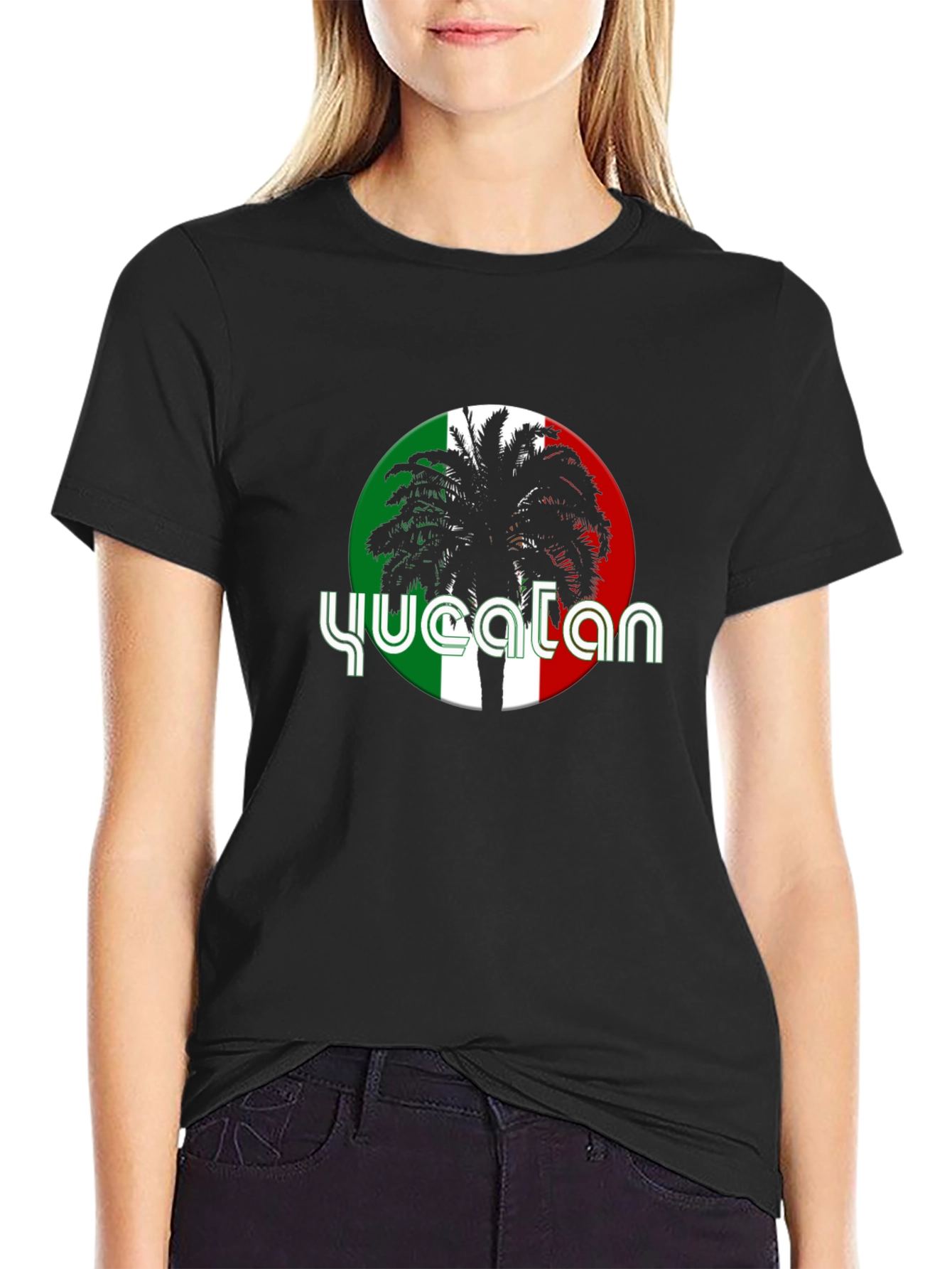 Yucatan Palm Tree Graphic T-Shirt