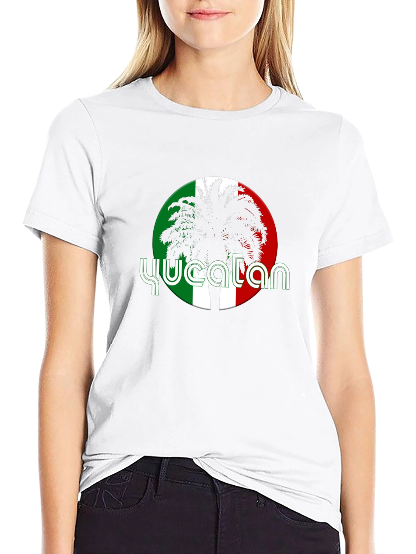 Yucatan Palm Tree Graphic T-Shirt