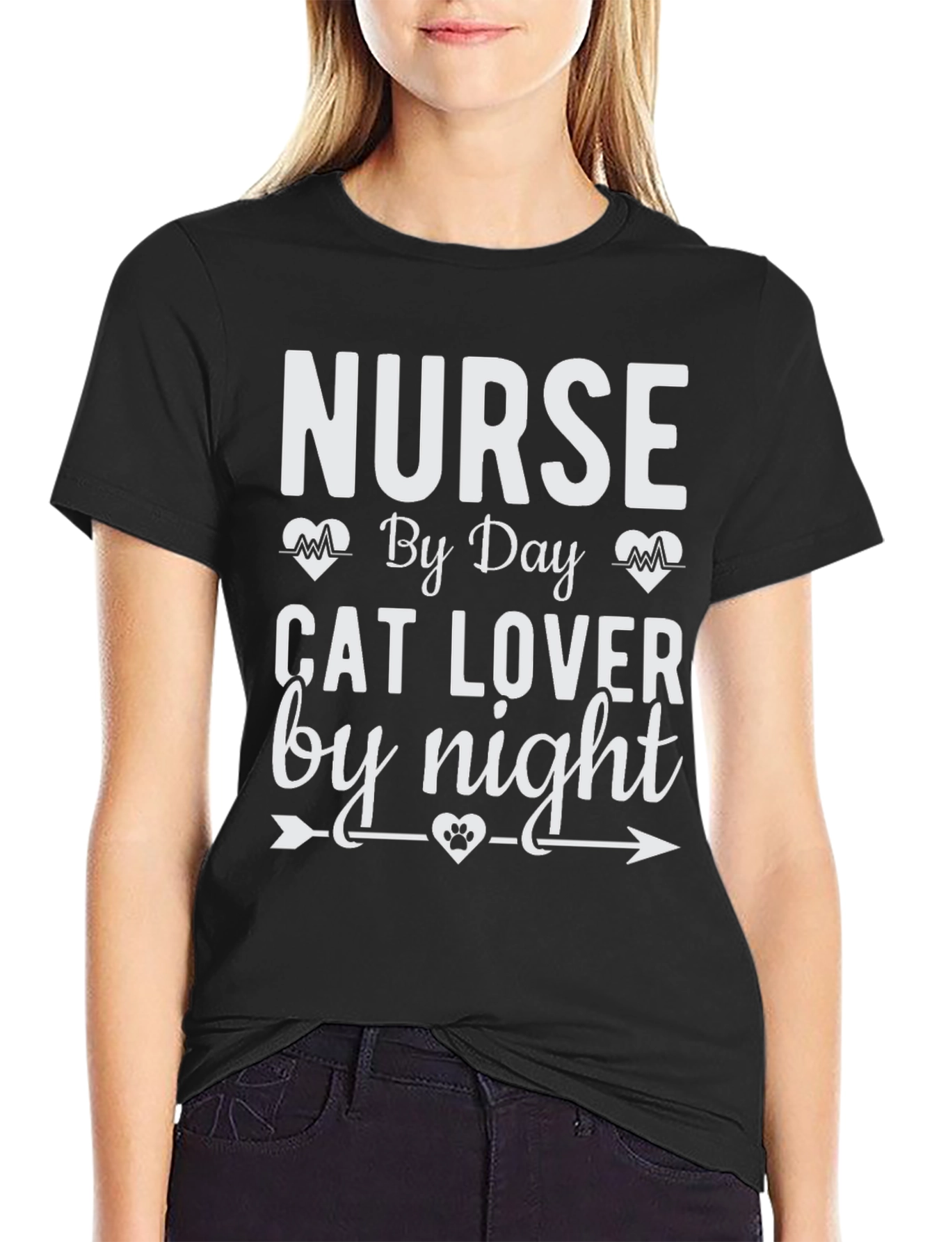 Nurse Cat Lover T-Shirt - Perfect Gift for Cat Moms