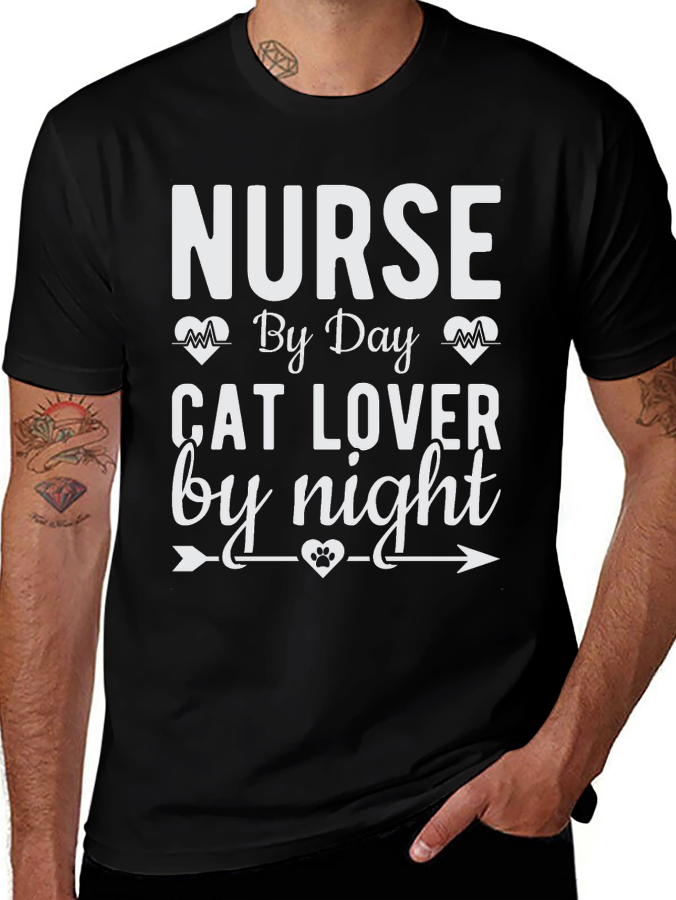 Nurse Cat Lover T-Shirt - Perfect Gift for Cat Moms