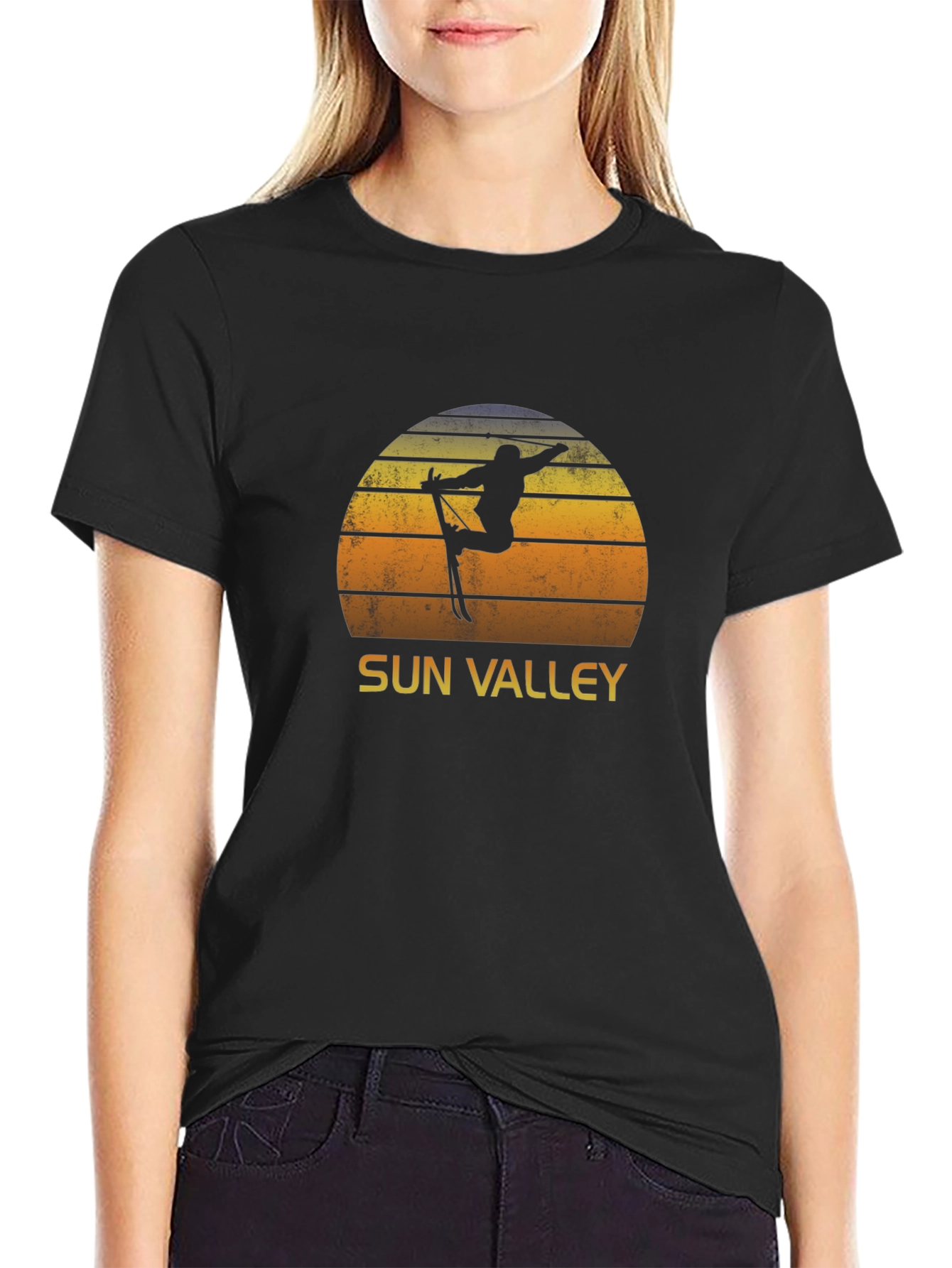 Sun Valley Retro Ski T-Shirt
