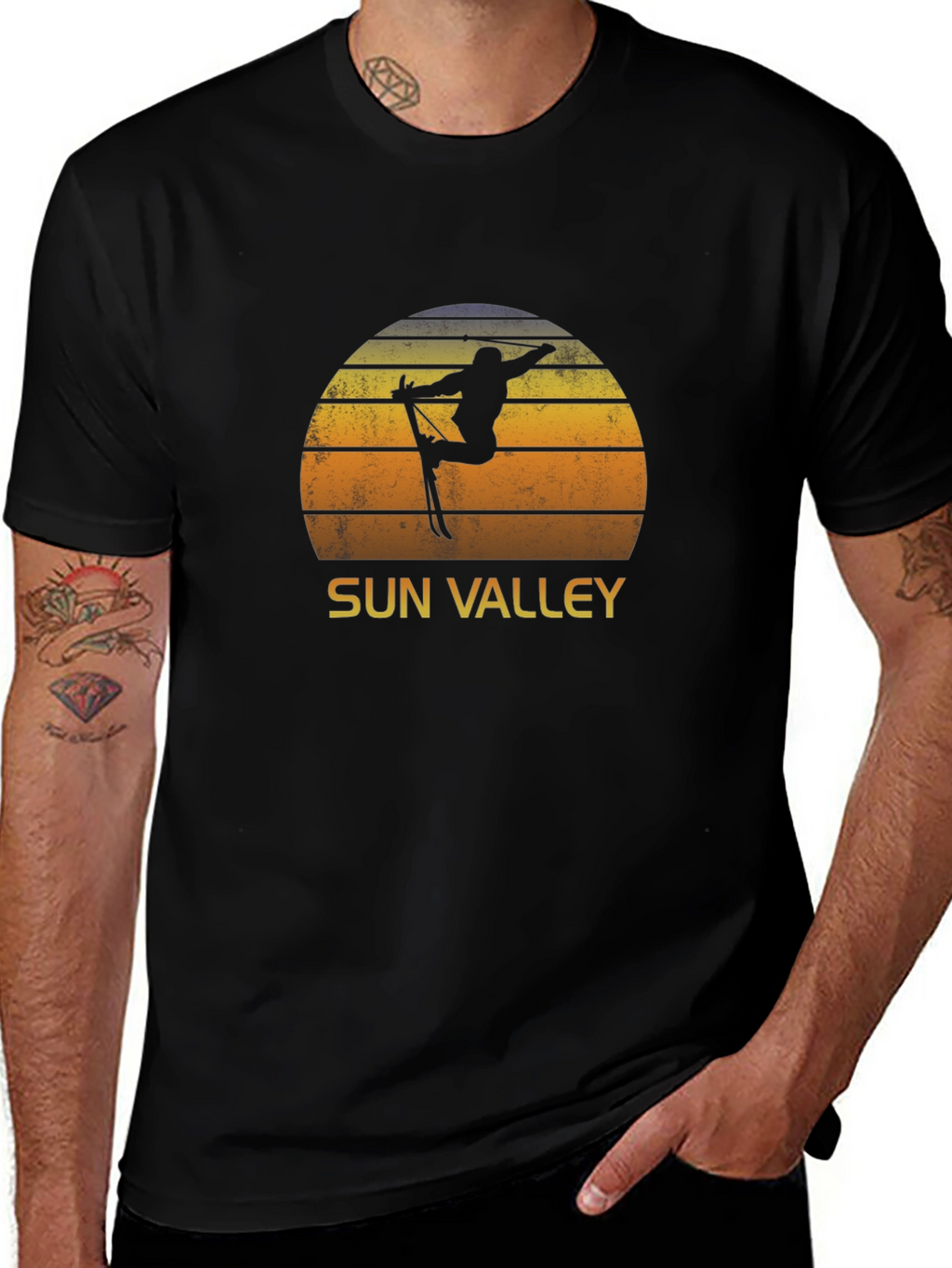 Sun Valley Retro Ski T-Shirt