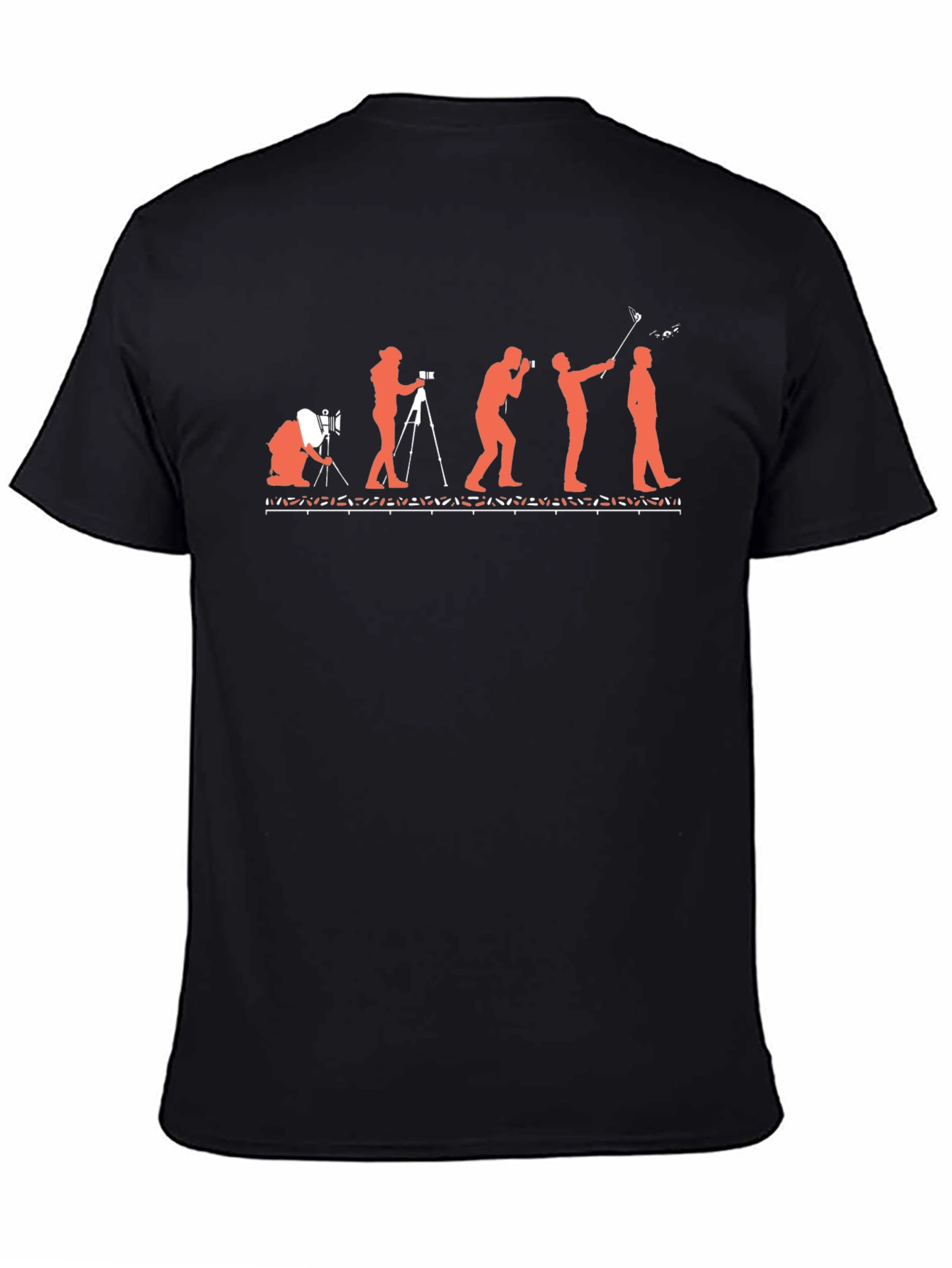 Evolution of Photography Black T-Shirt