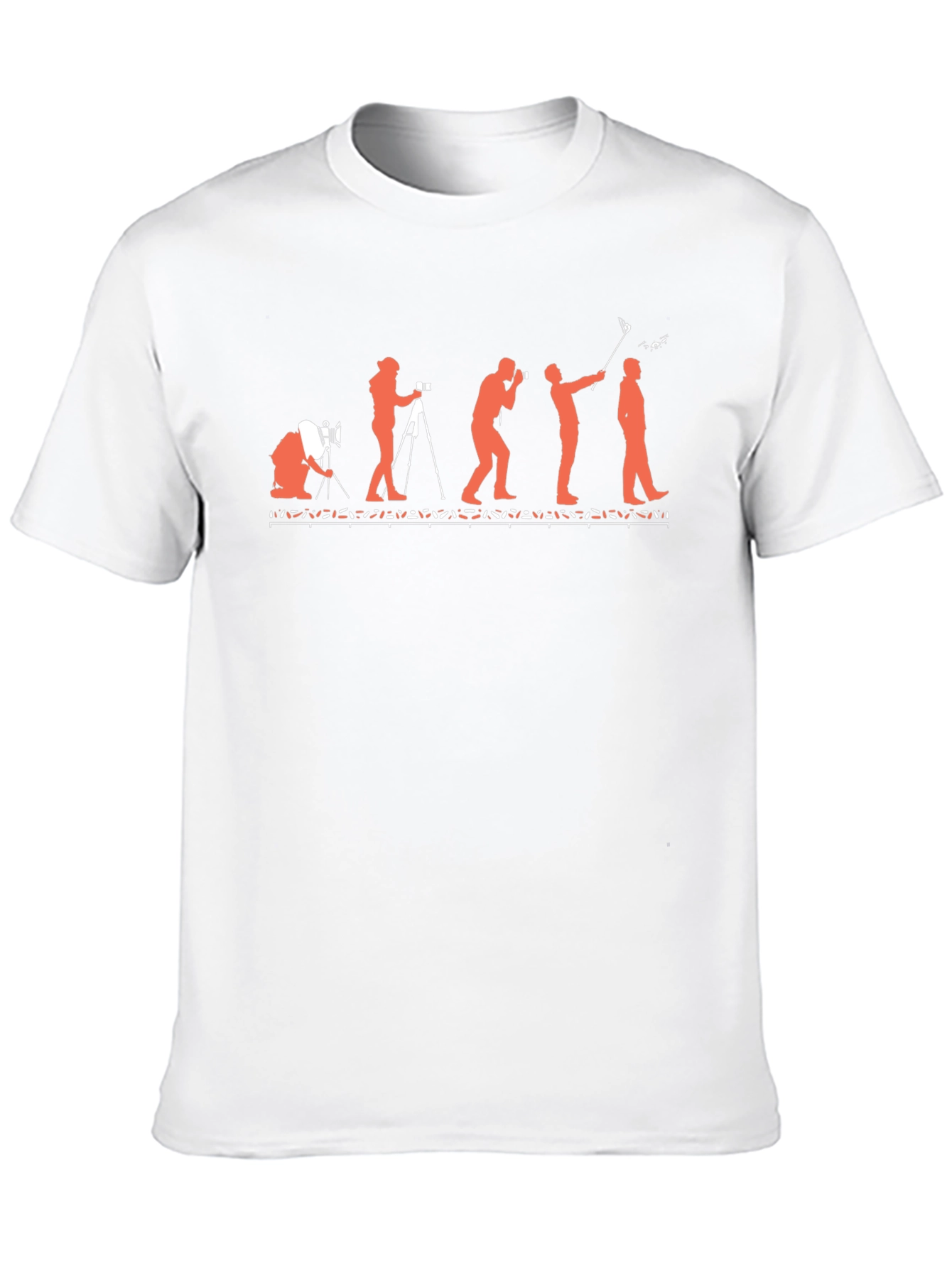 Evolution of Photography Black T-Shirt