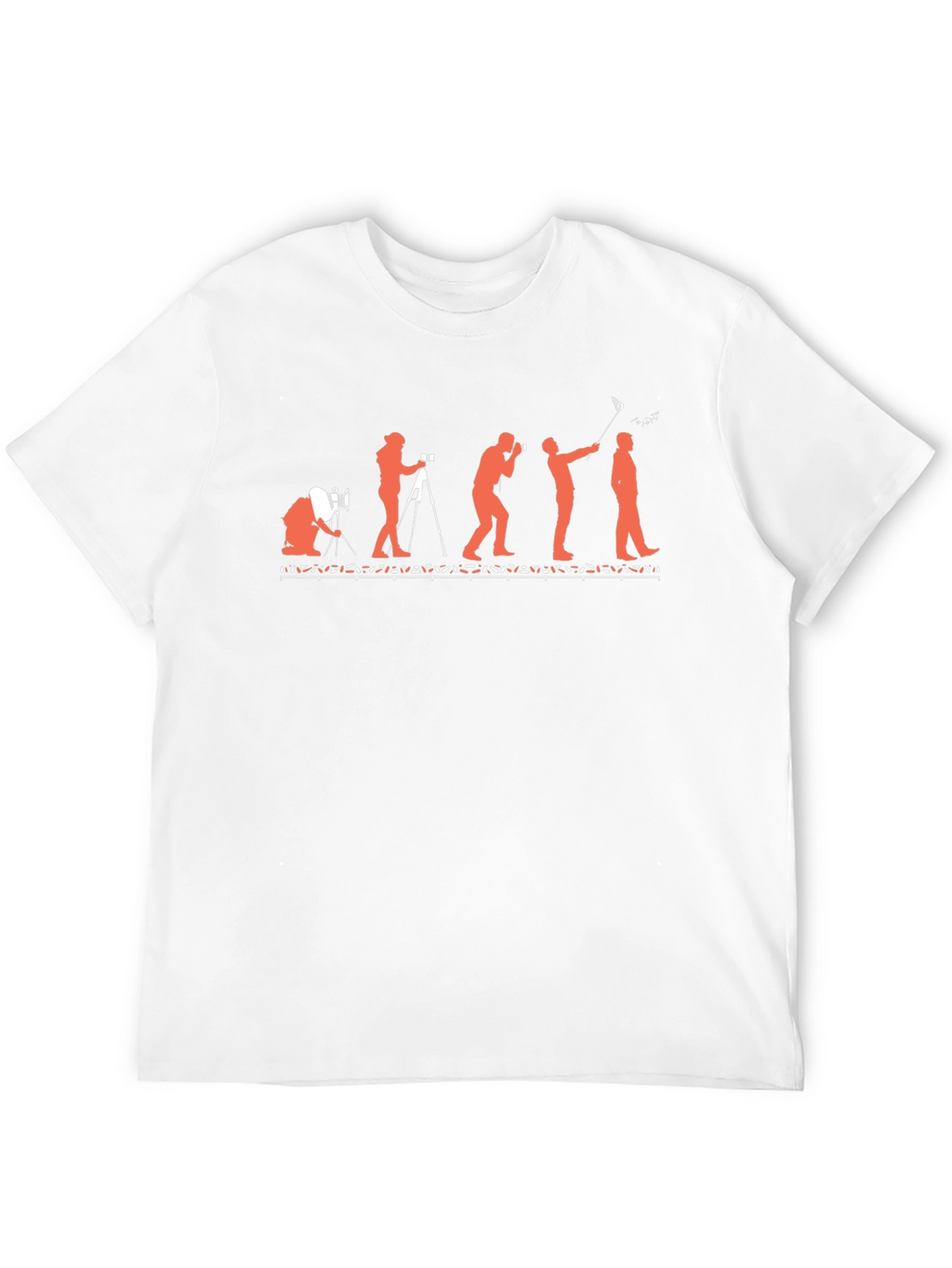 Evolution of Photography Black T-Shirt