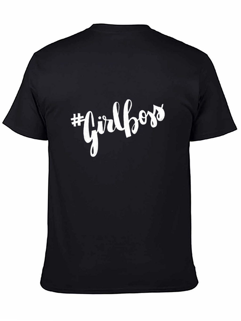 #Girlboss Black Graphic Tee - Empowering Statement Shirt