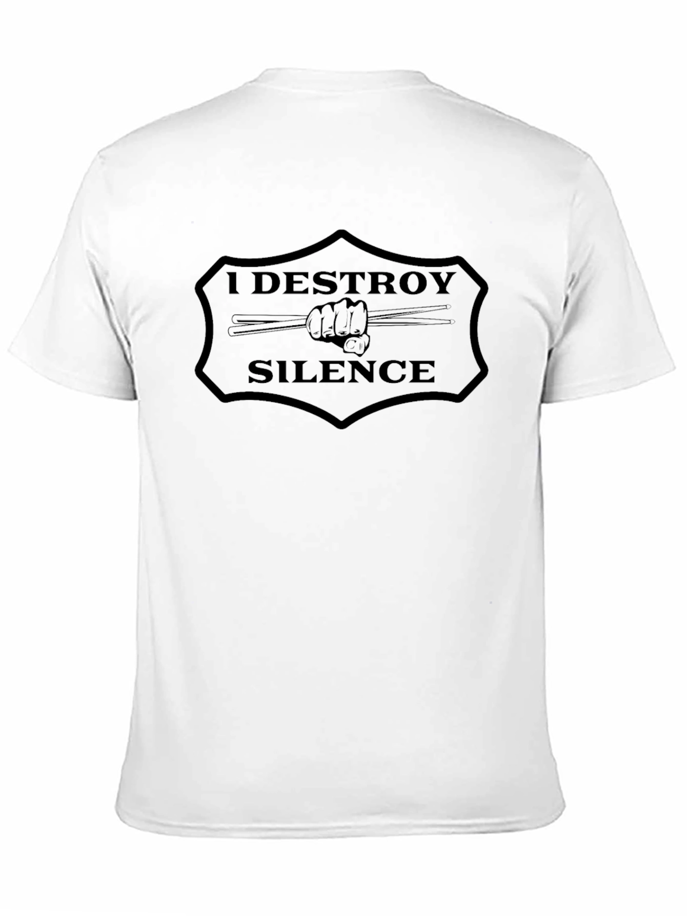 I Destroy Silence Drummer T-Shirt