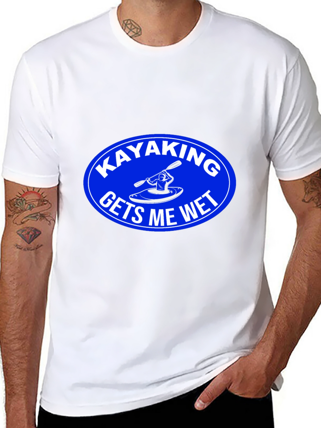 Kayaking Gets Me Wet Graphic T-Shirt