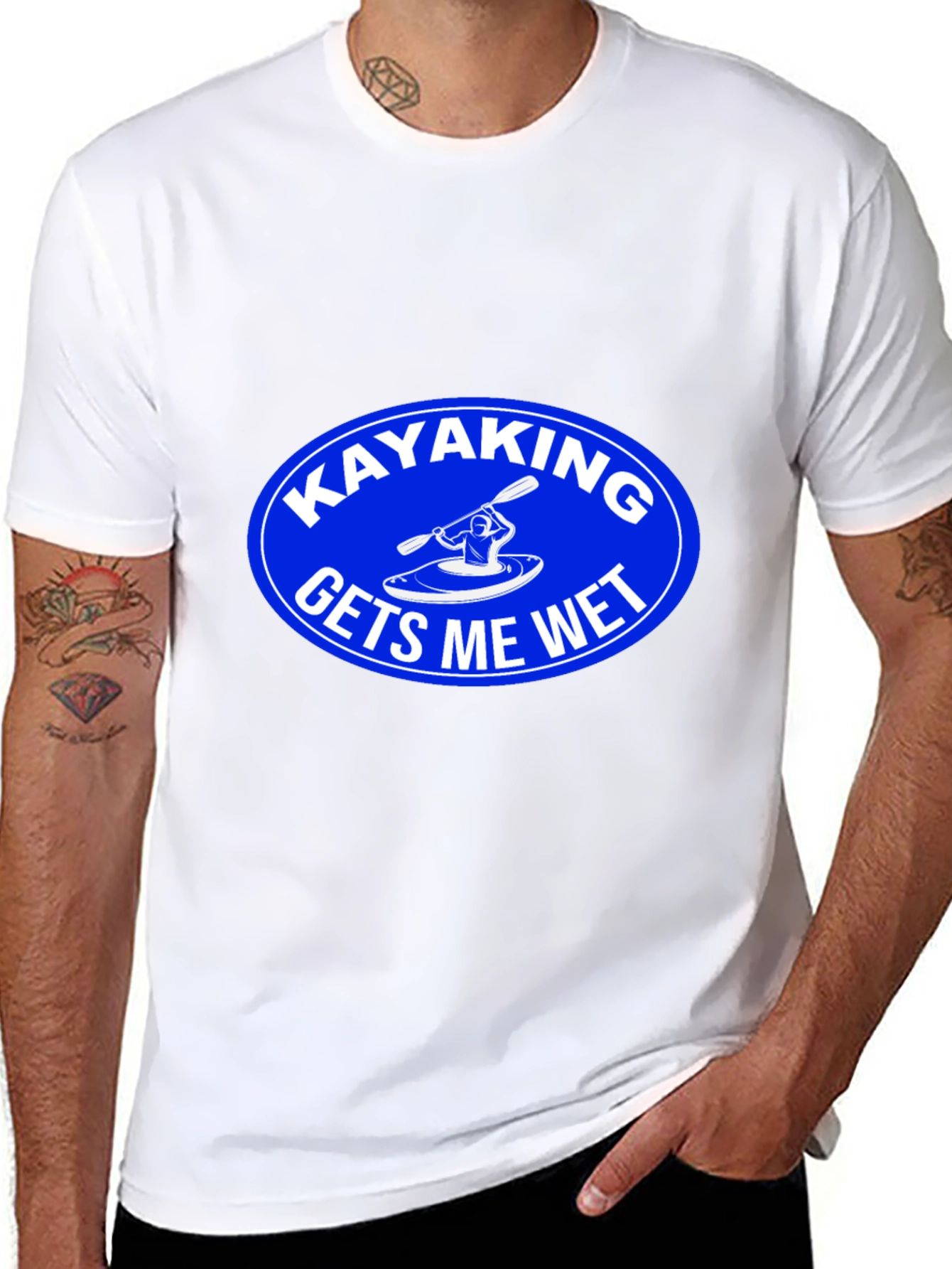 Kayaking Gets Me Wet Graphic T-Shirt
