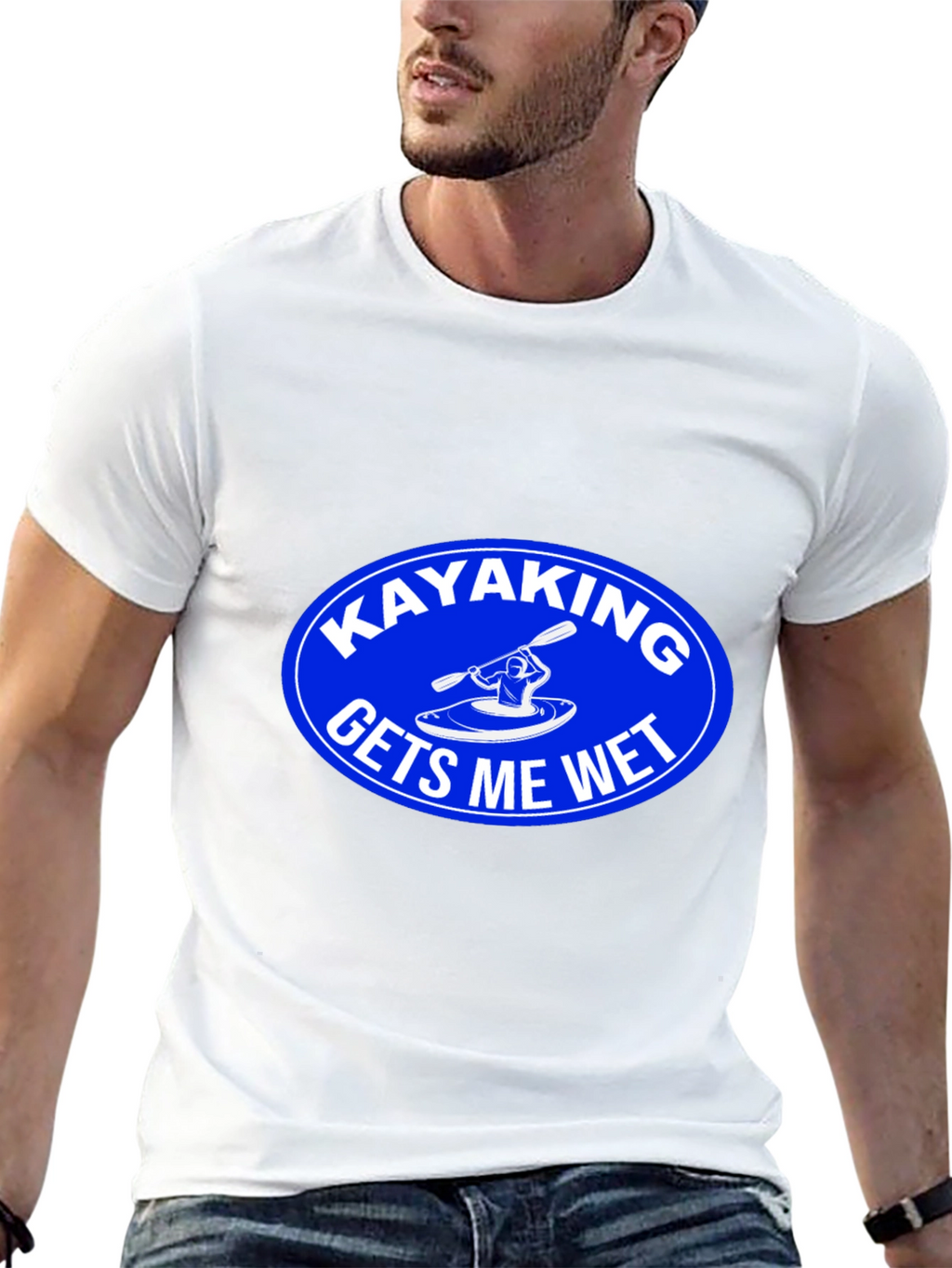 Kayaking Gets Me Wet Graphic T-Shirt