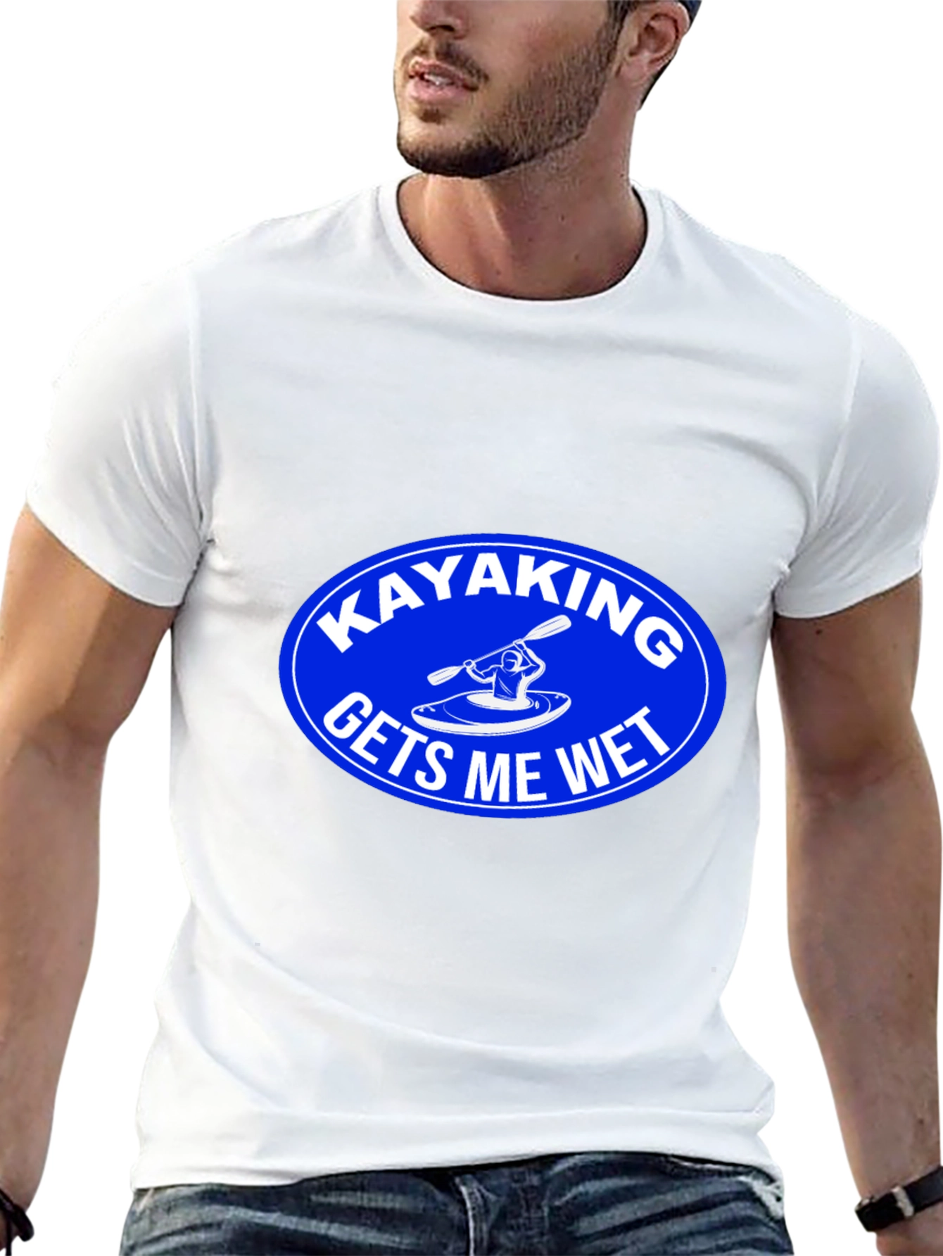 Kayaking Gets Me Wet Graphic T-Shirt