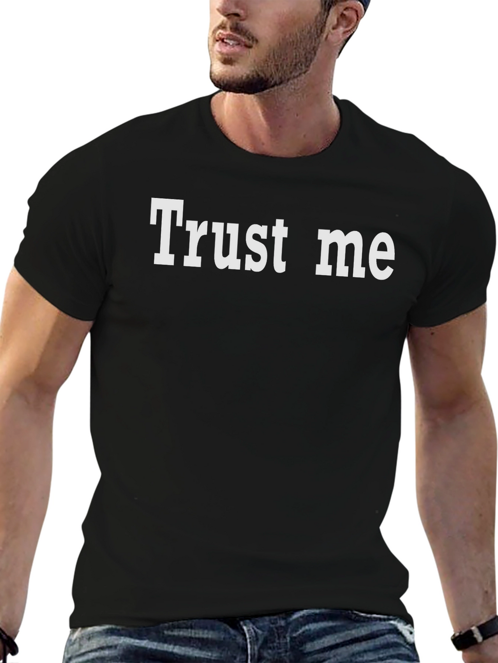 Trust Me Graphic Tee - Classic Black T-Shirt