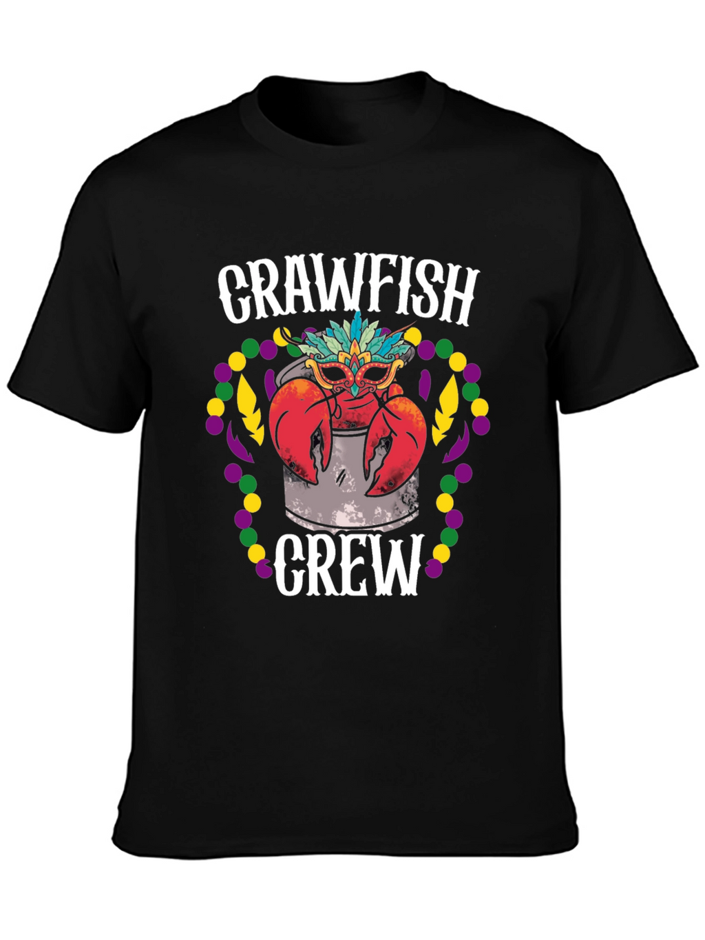 Crawfish Crew Mardi Gras T-Shirt