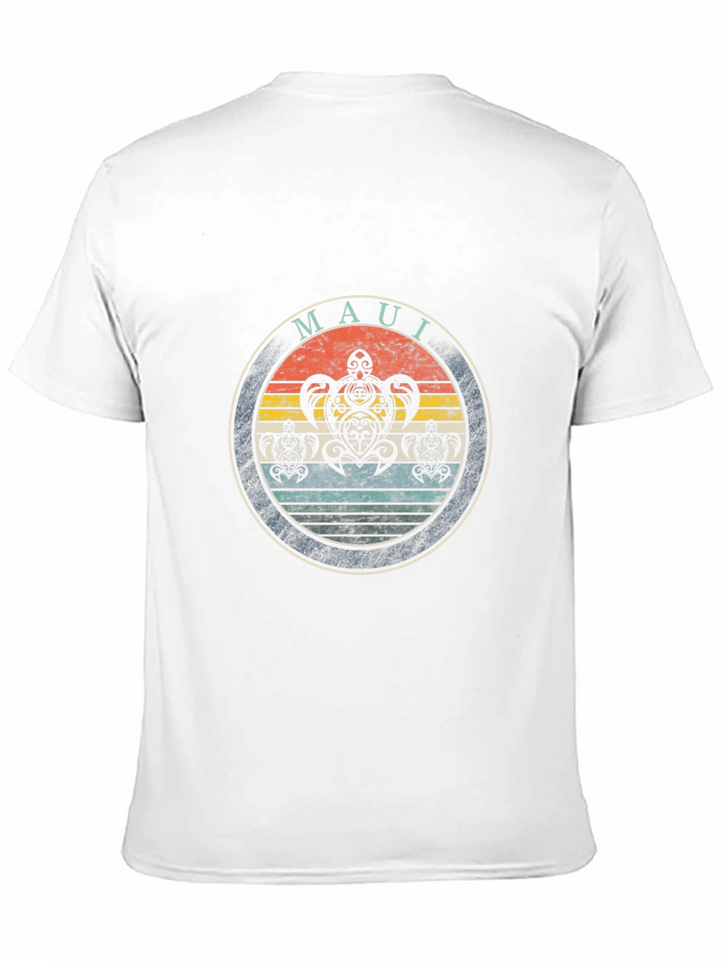 Maui Turtle Graphic Tee - Black