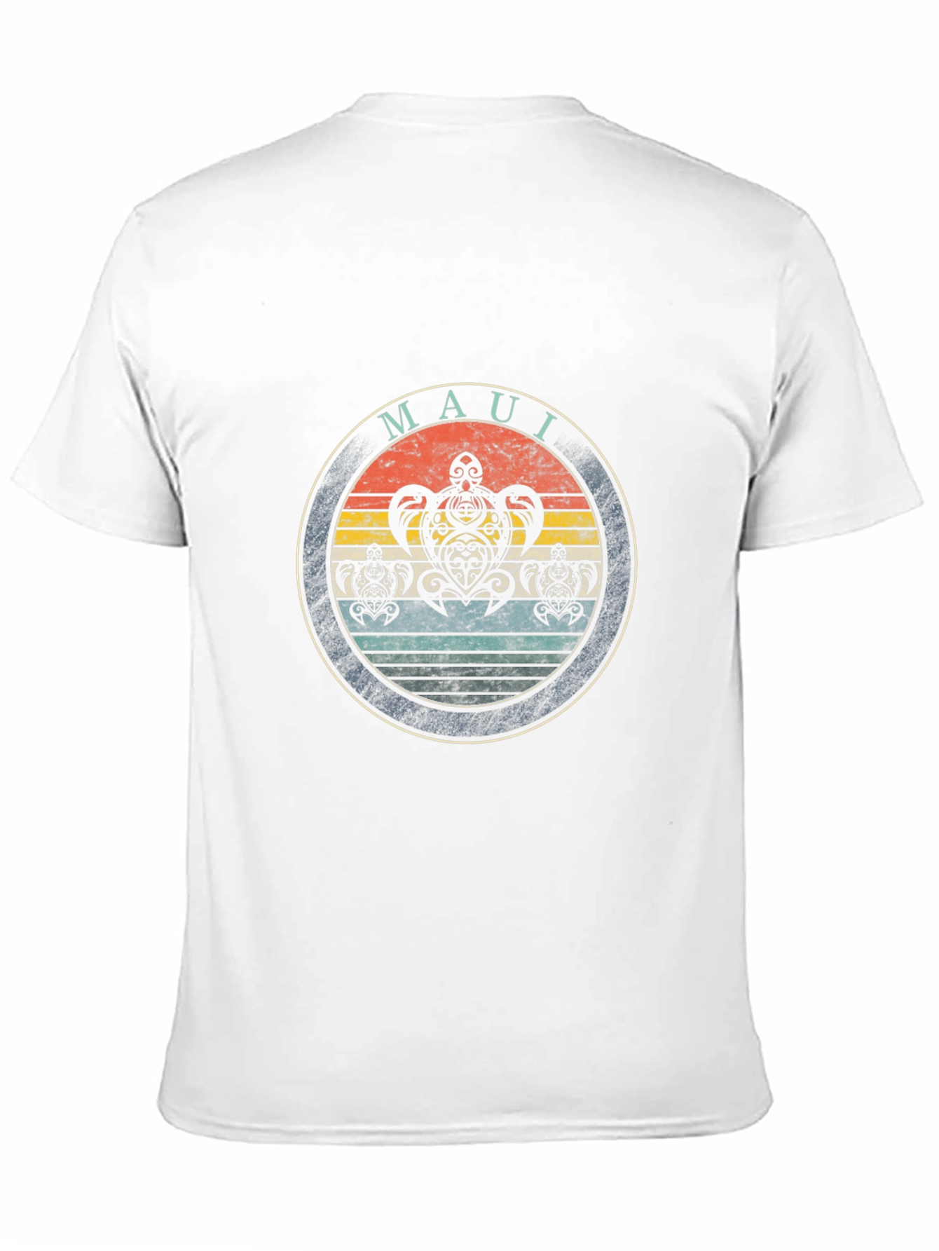 Maui Turtle Graphic Tee - Black