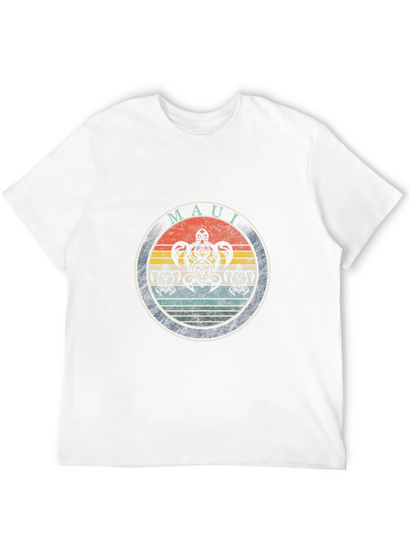 Maui Turtle Graphic Tee - Black
