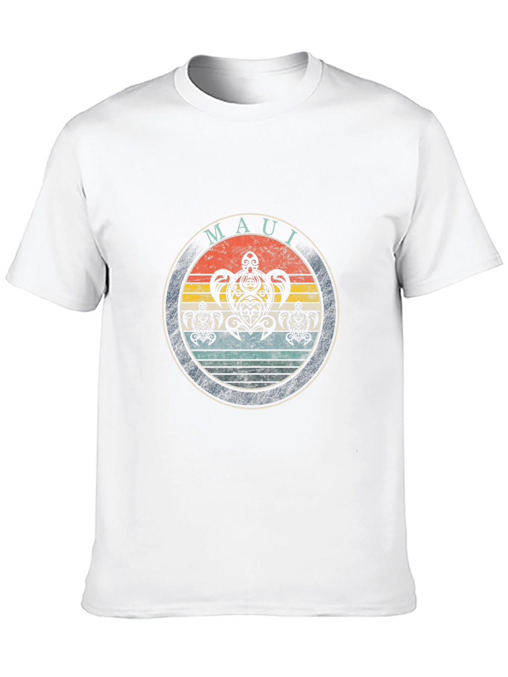 Maui Turtle Graphic Tee - Black