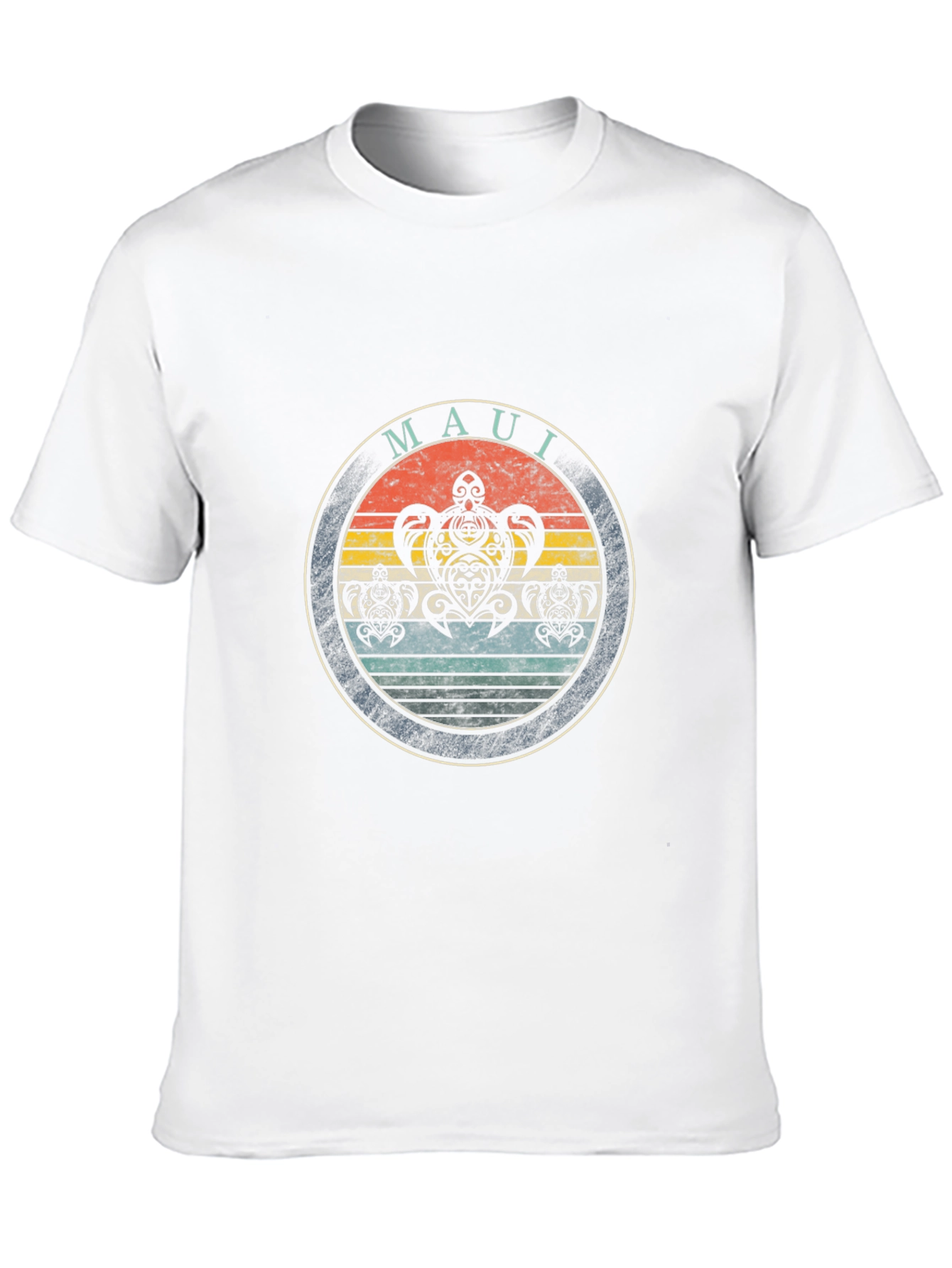 Maui Turtle Graphic Tee - Black