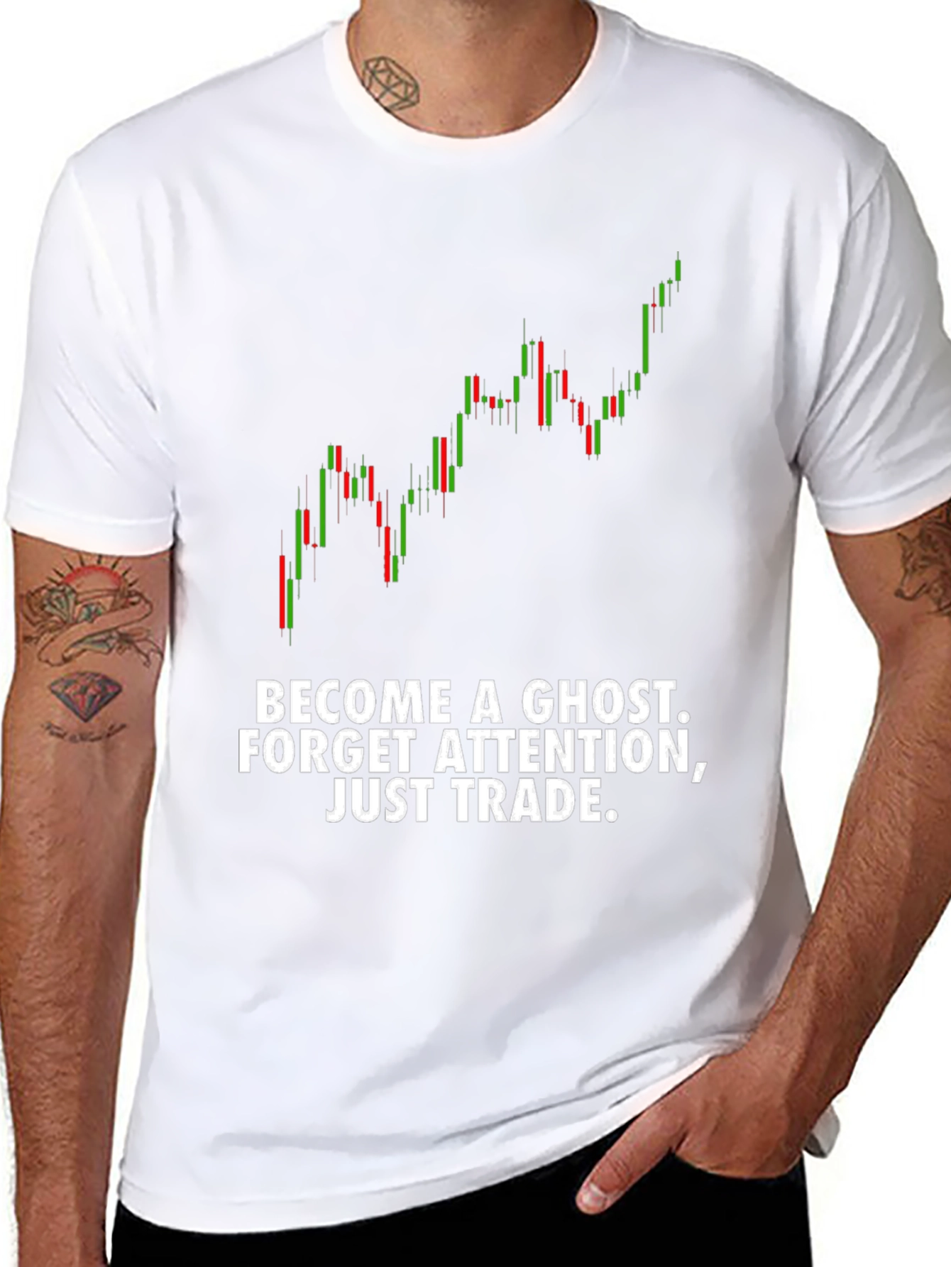 Traders Tee: Become a Ghost Just Trade