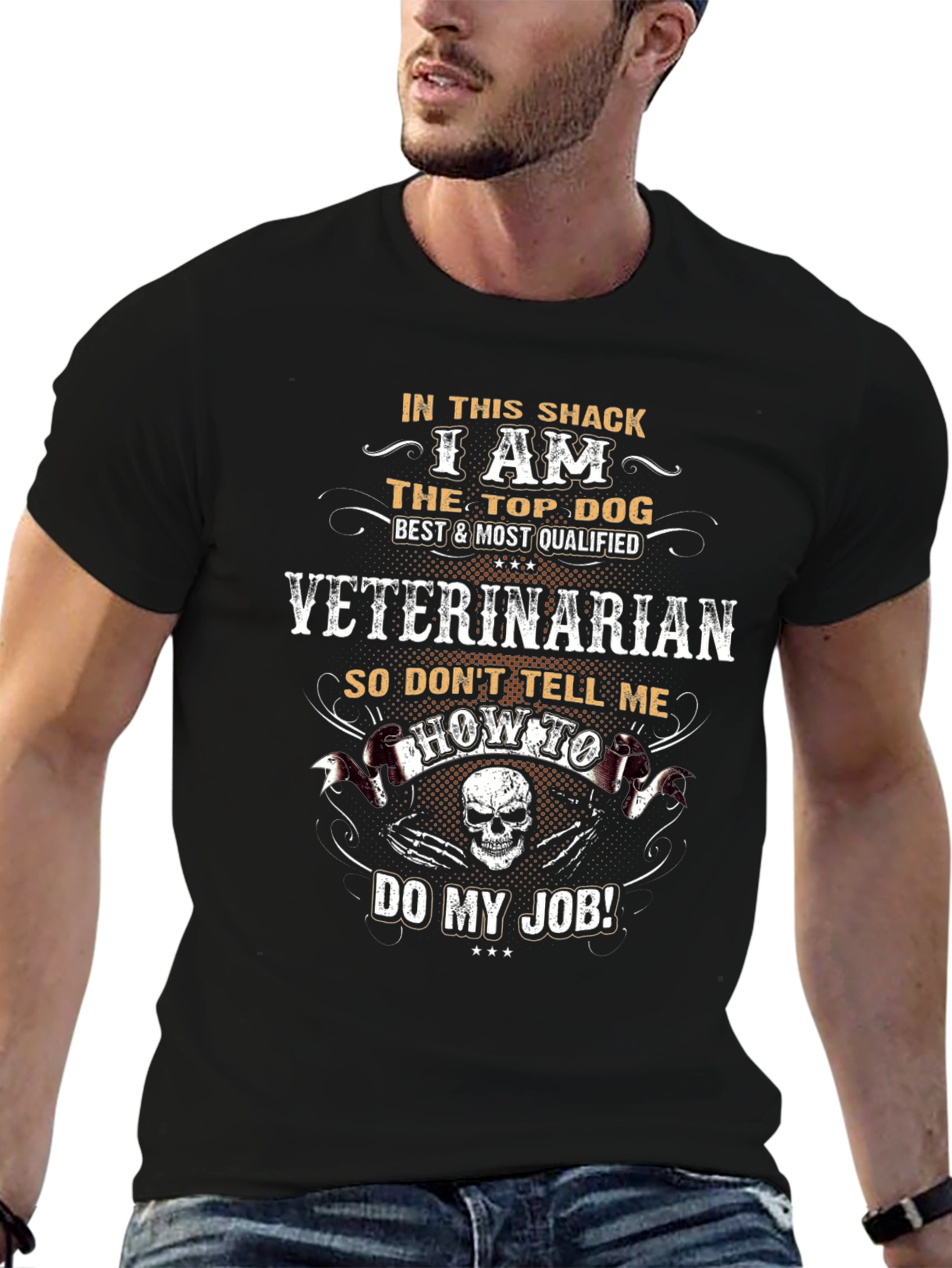 Veterinarian Top Dog T-Shirt