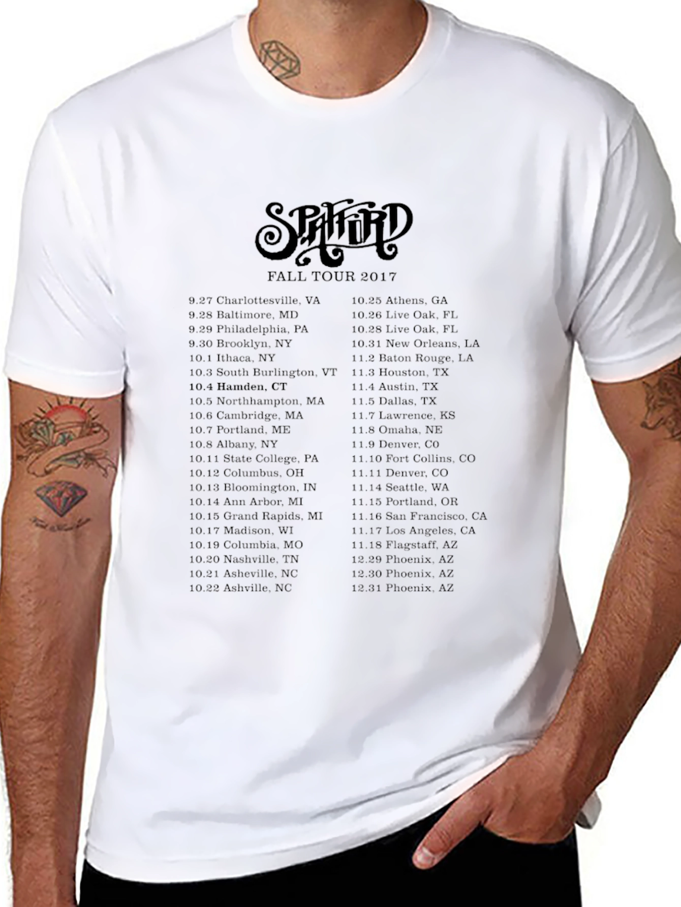 Spafford Fall Tour 2017 T-Shirt