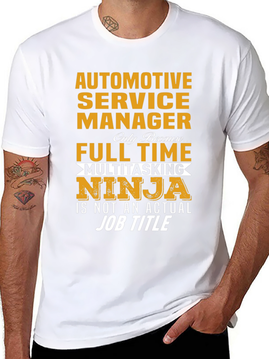 Automotive Service Manager Ninja T-Shirt
