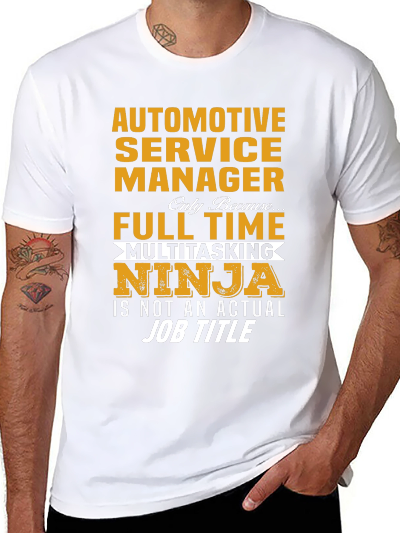 Automotive Service Manager Ninja T-Shirt