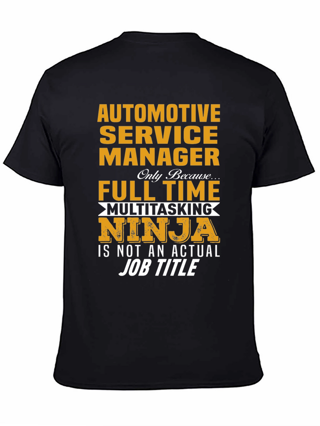 Automotive Service Manager Ninja T-Shirt