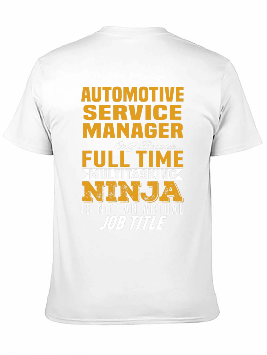 Automotive Service Manager Ninja T-Shirt