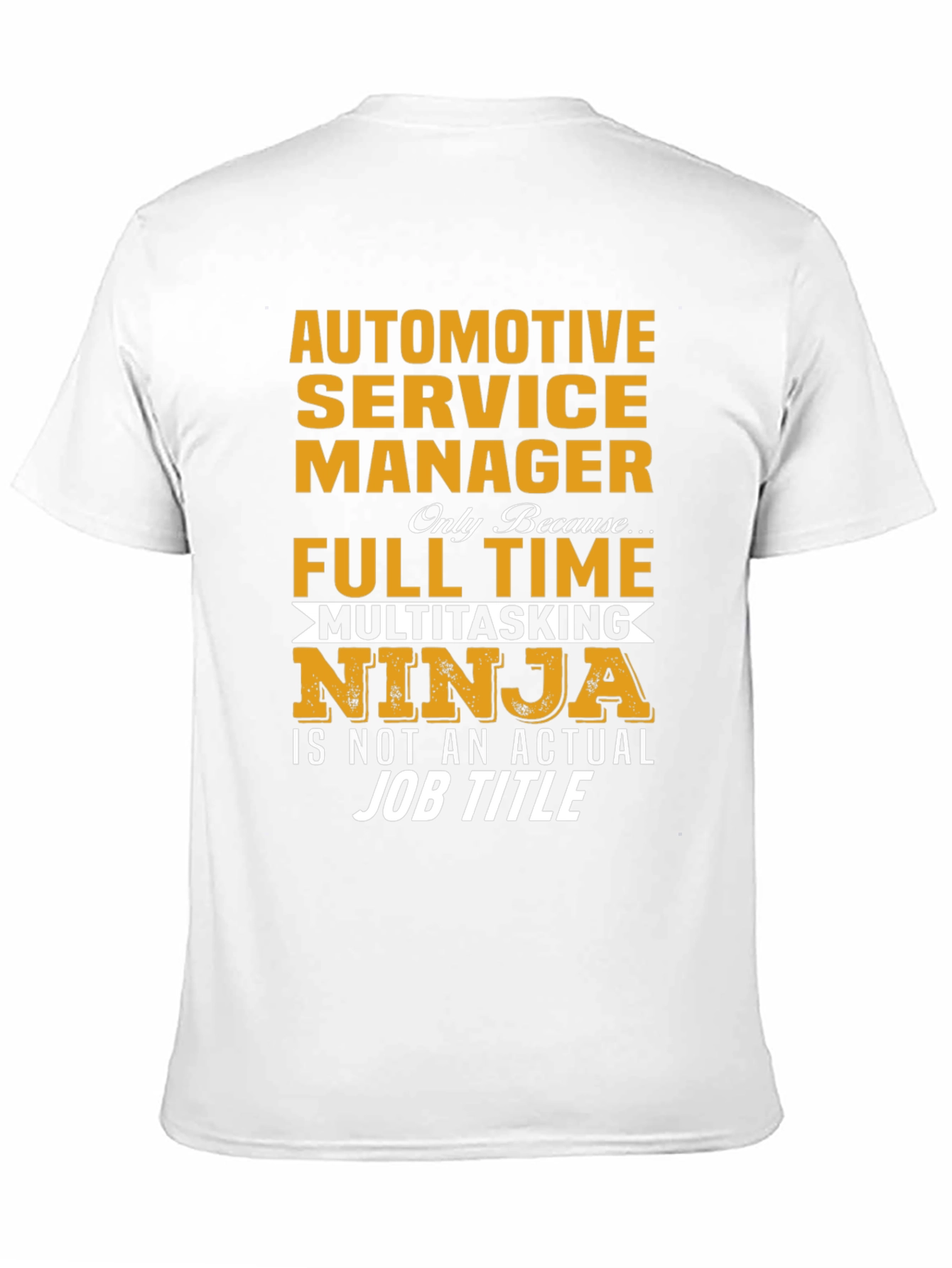 Automotive Service Manager Ninja T-Shirt