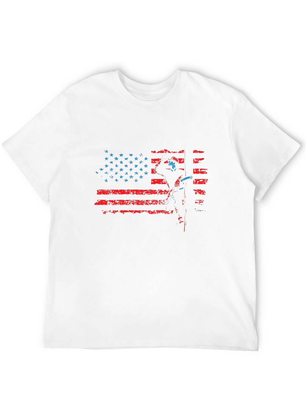 Patriotic Firefighter American Flag T-Shirt