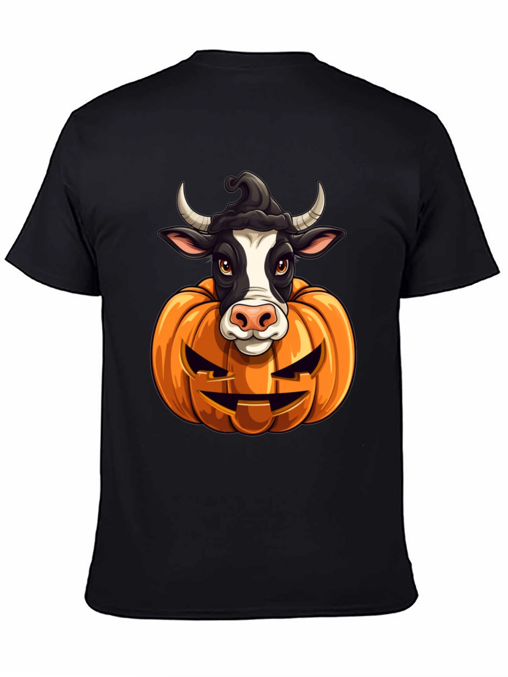 Halloween Cow Pumpkin T-Shirt
