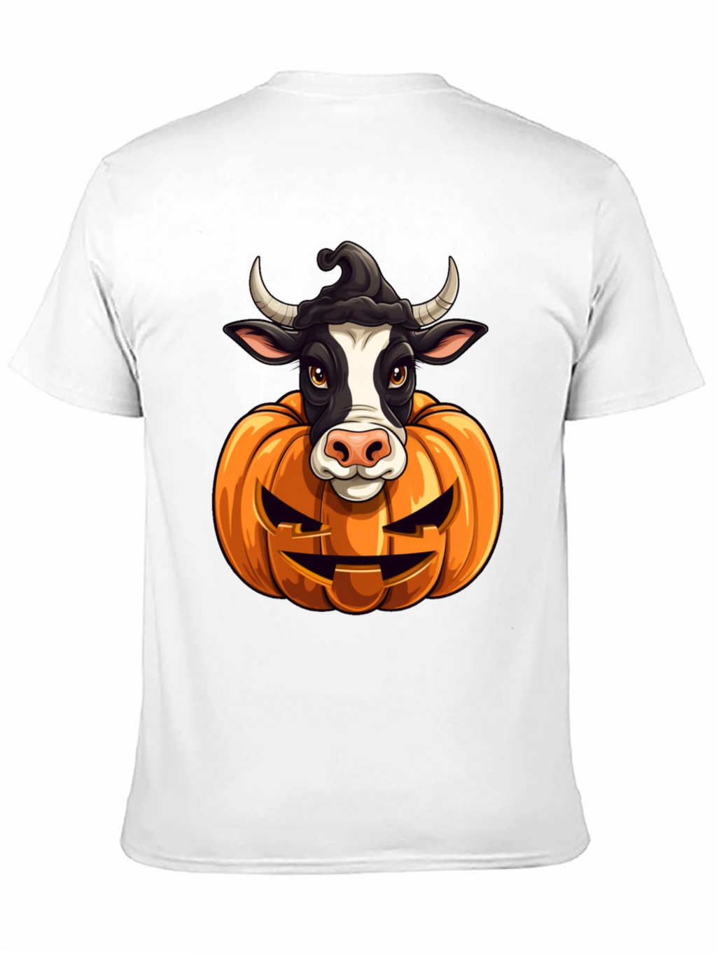 Halloween Cow Pumpkin T-Shirt