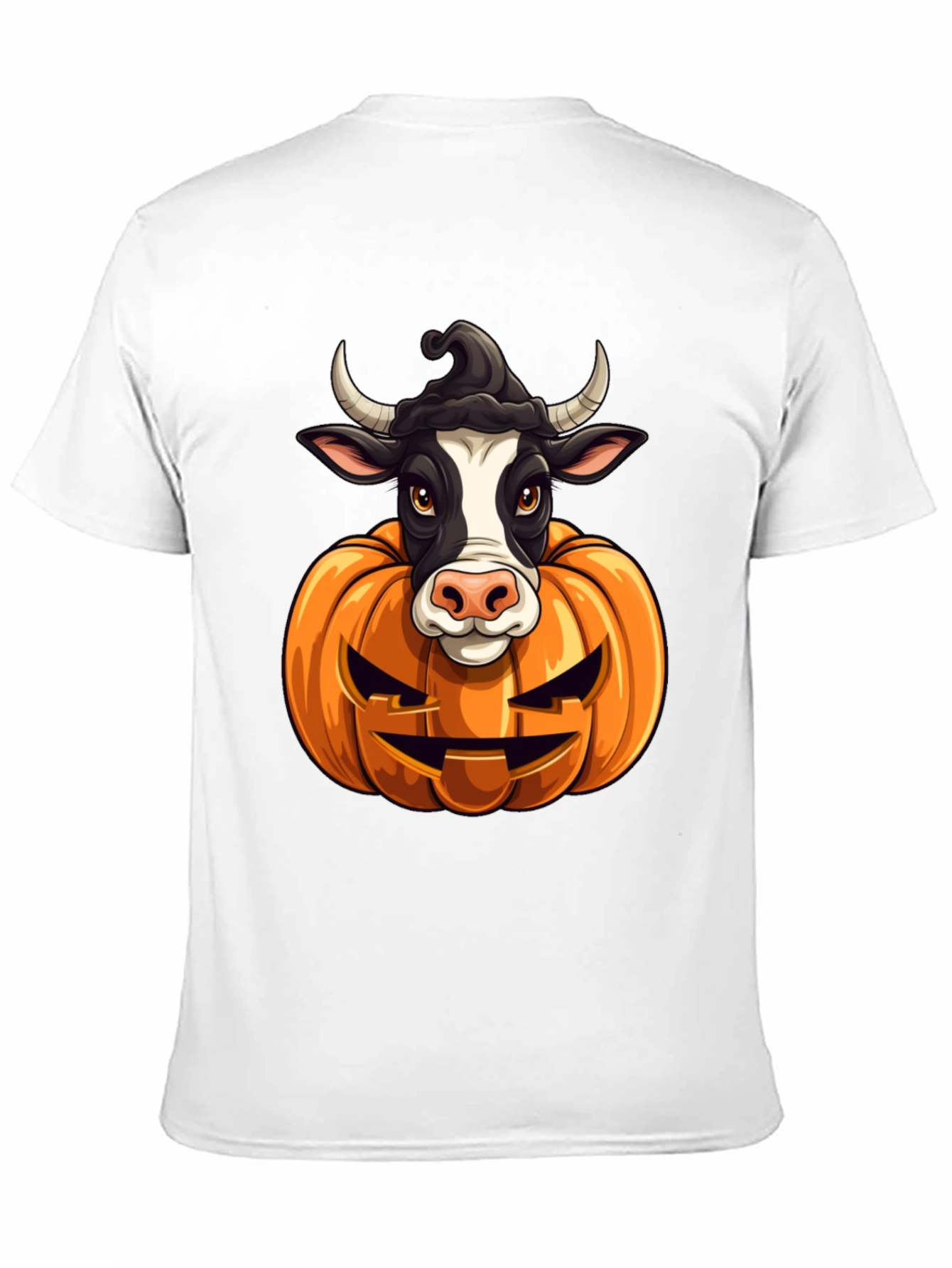 Halloween Cow Pumpkin T-Shirt