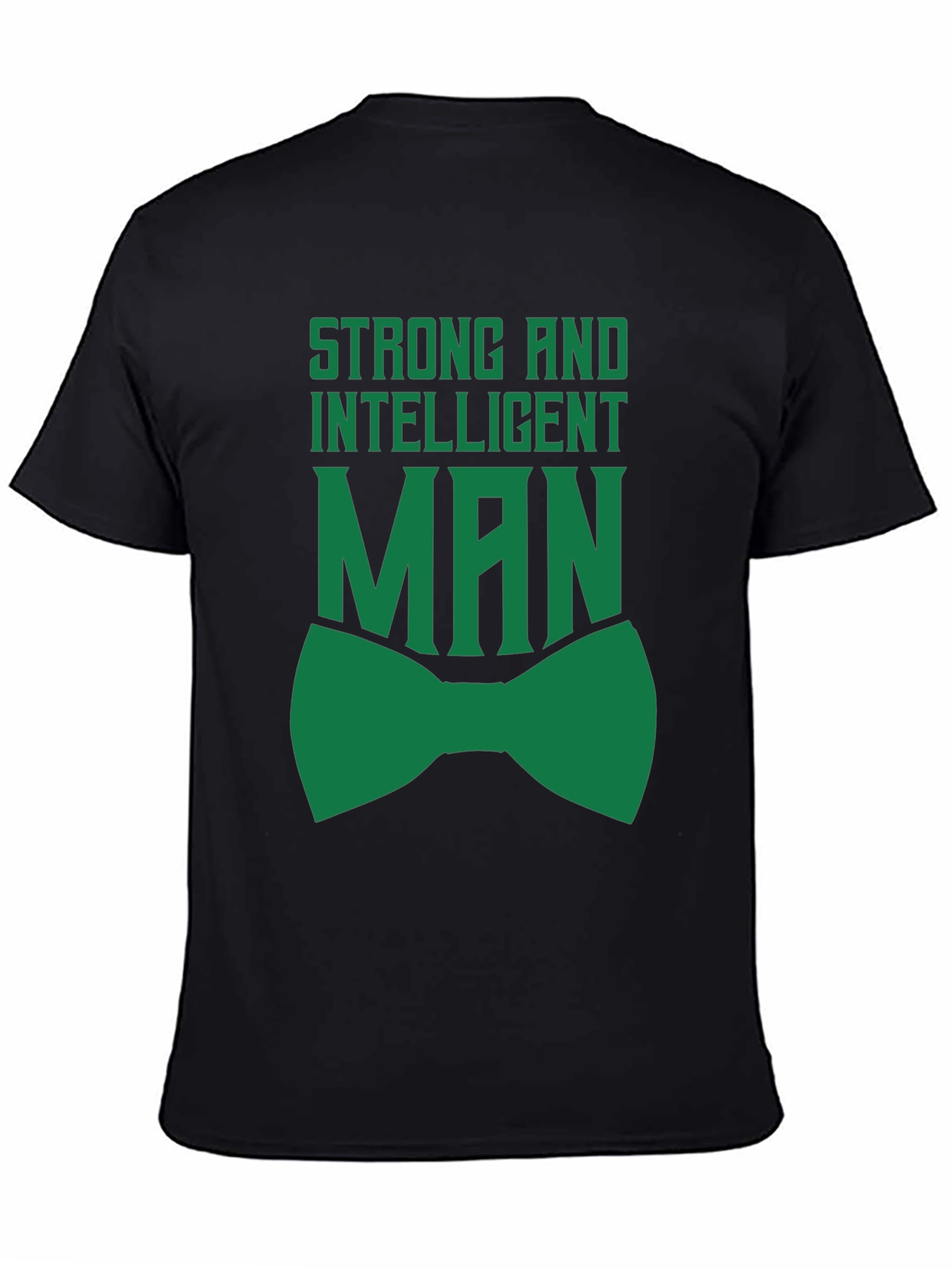Strong Intelligent Man T-Shirt Black