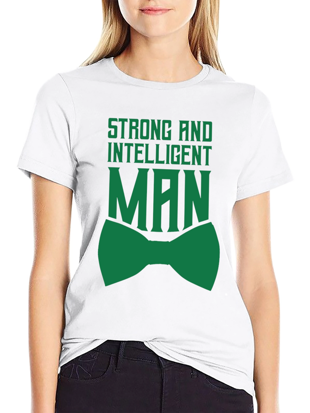 Strong Intelligent Man T-Shirt Black