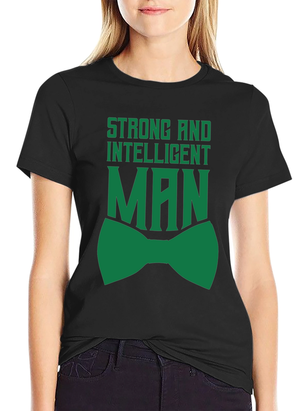 Strong Intelligent Man T-Shirt Black