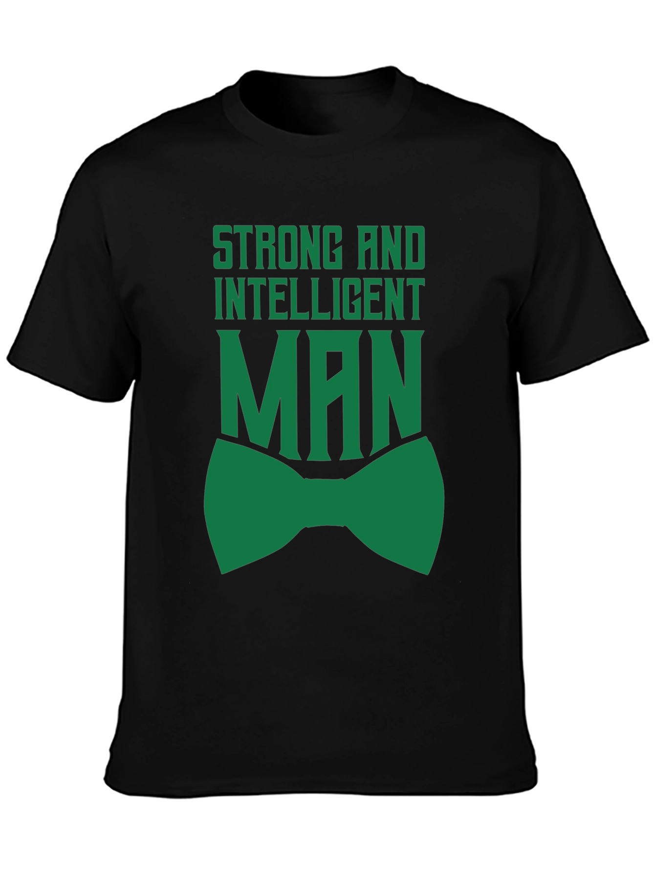 Strong Intelligent Man T-Shirt Black