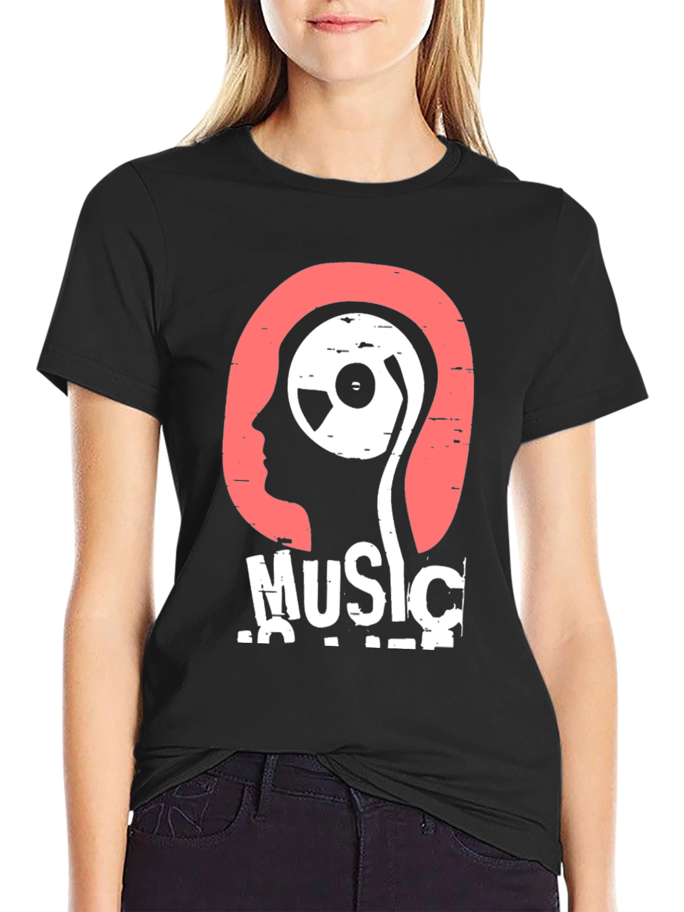 Music is Life T-Shirt - Stylish Graphic Tee