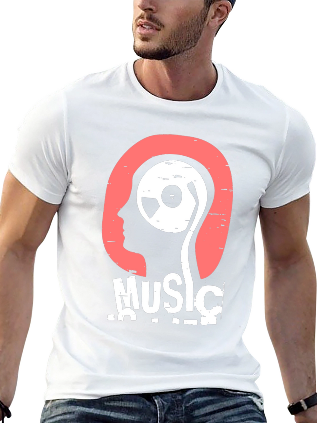 Music is Life T-Shirt - Stylish Graphic Tee