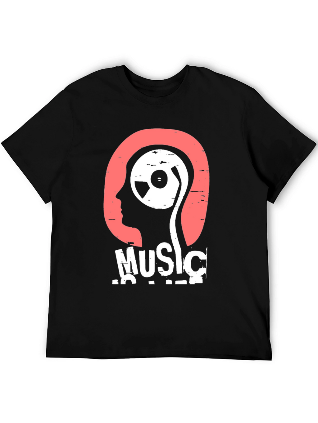 Music is Life T-Shirt - Stylish Graphic Tee