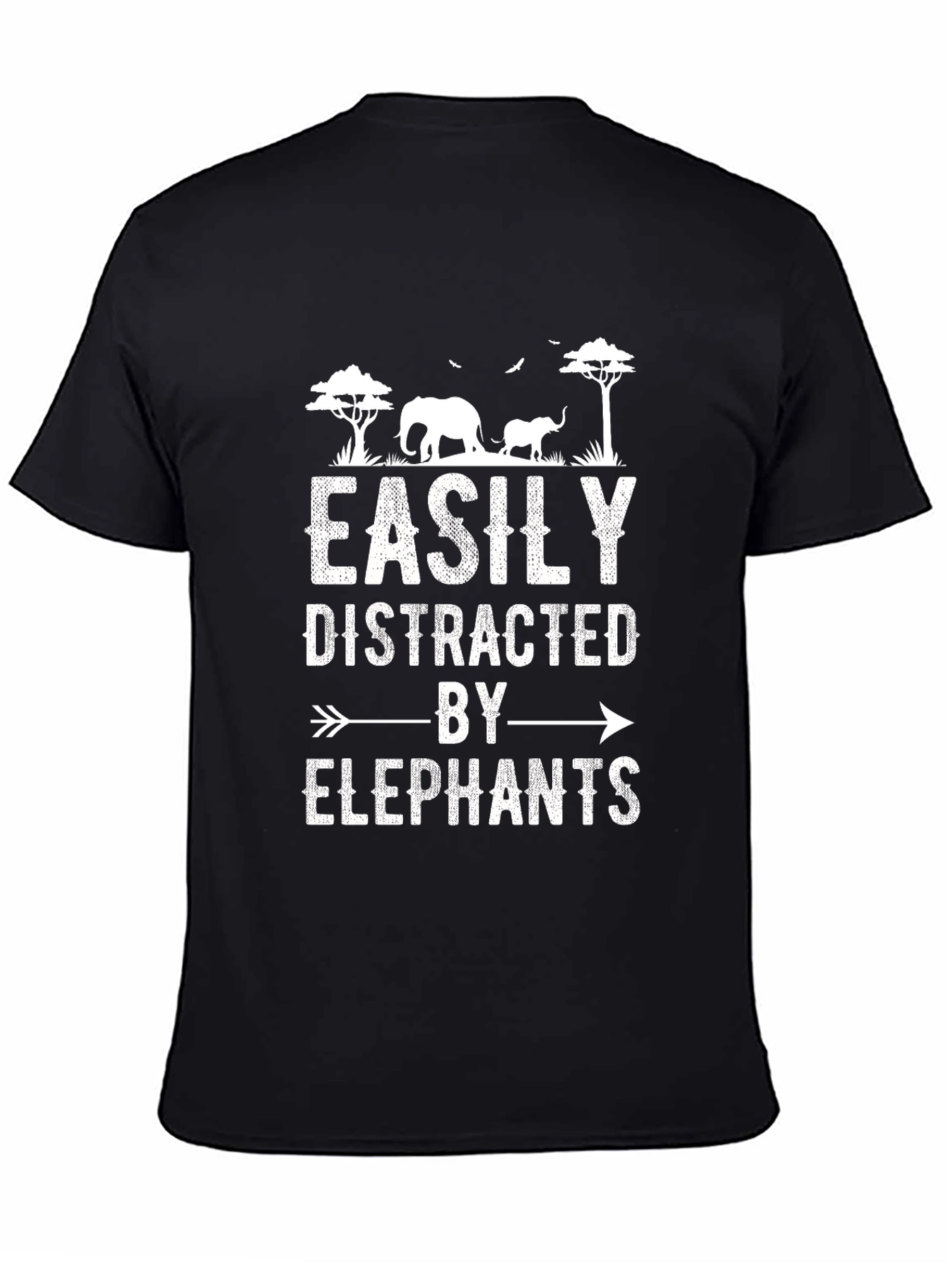 Easily Distracted by Elephants T-Shirt