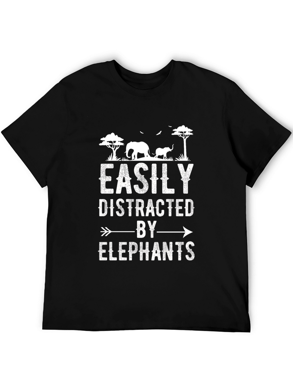 Easily Distracted by Elephants T-Shirt